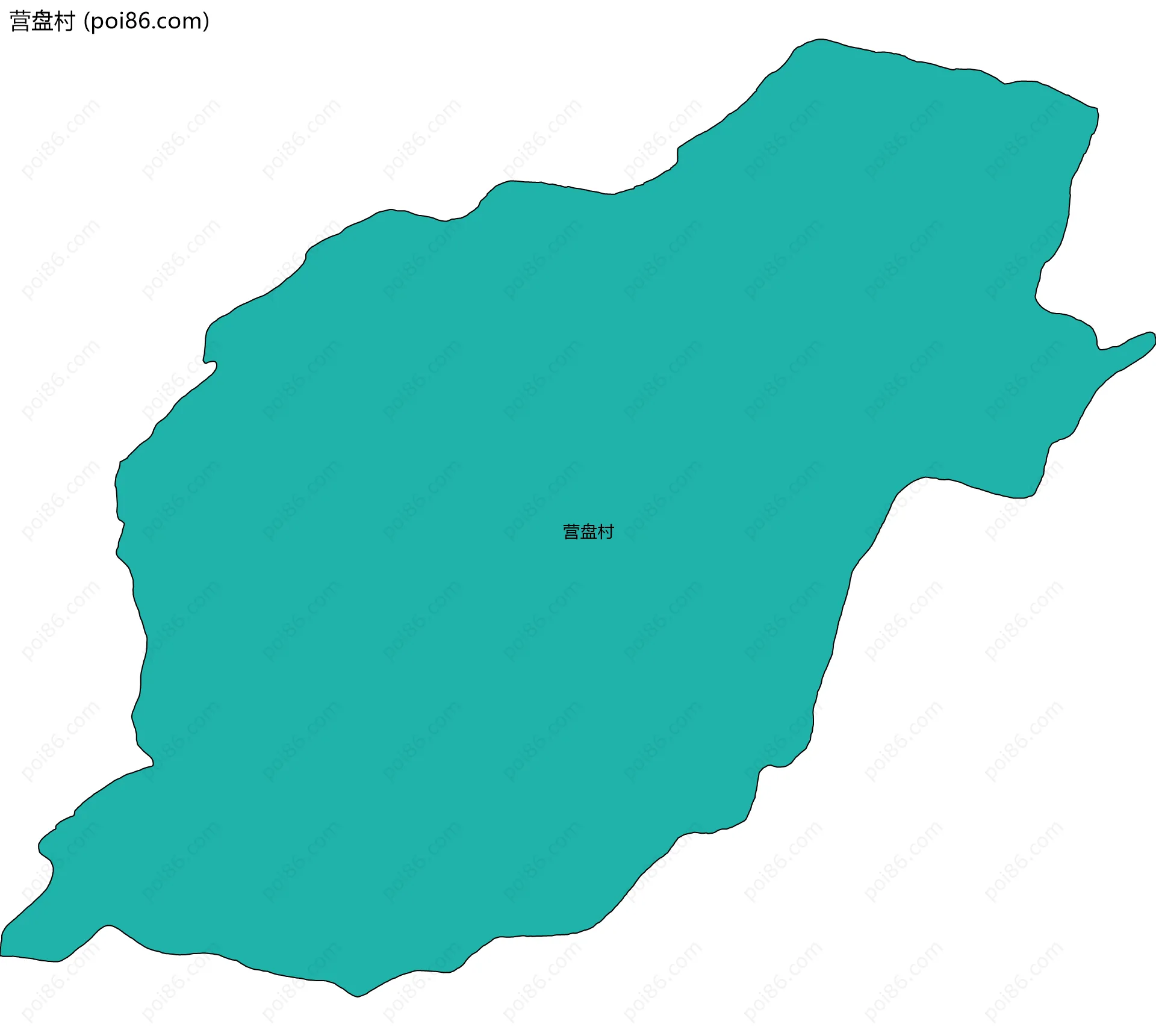 营盘村边界地图