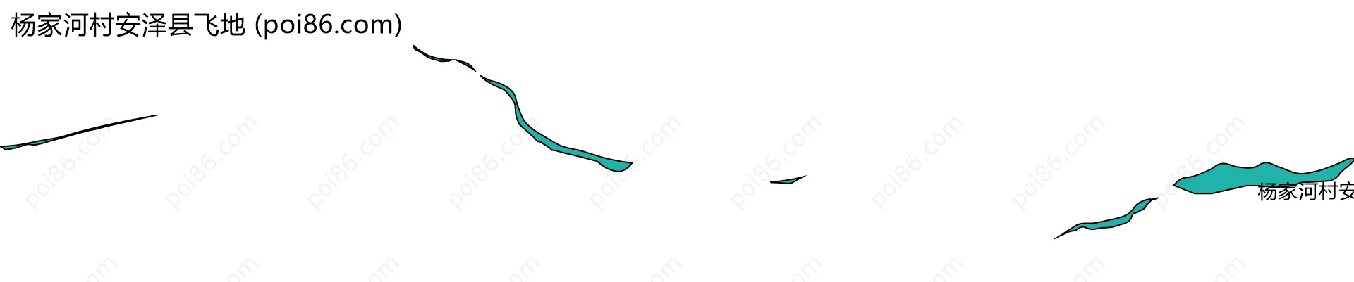 杨家河村安泽县飞地边界地图