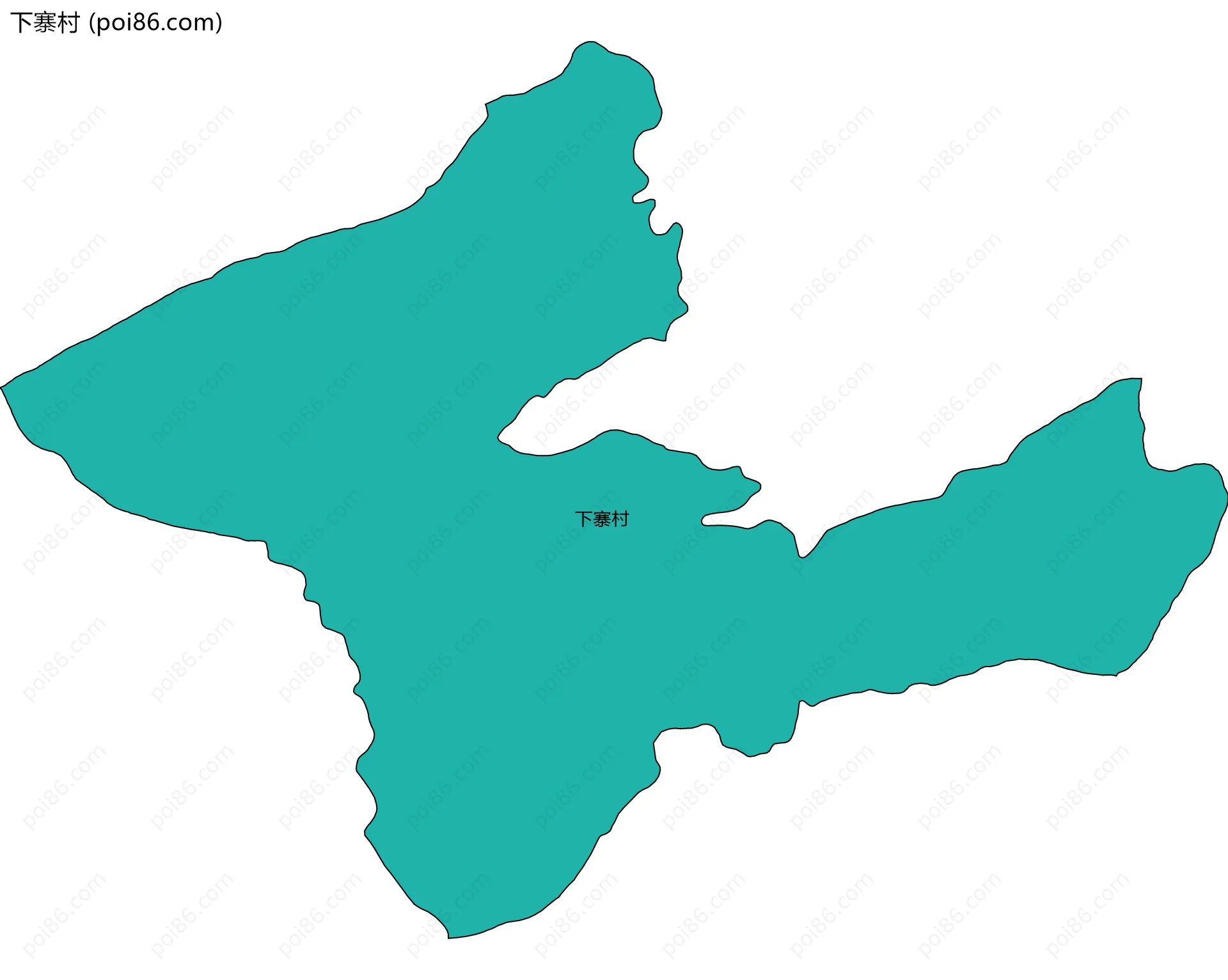 下寨村边界地图