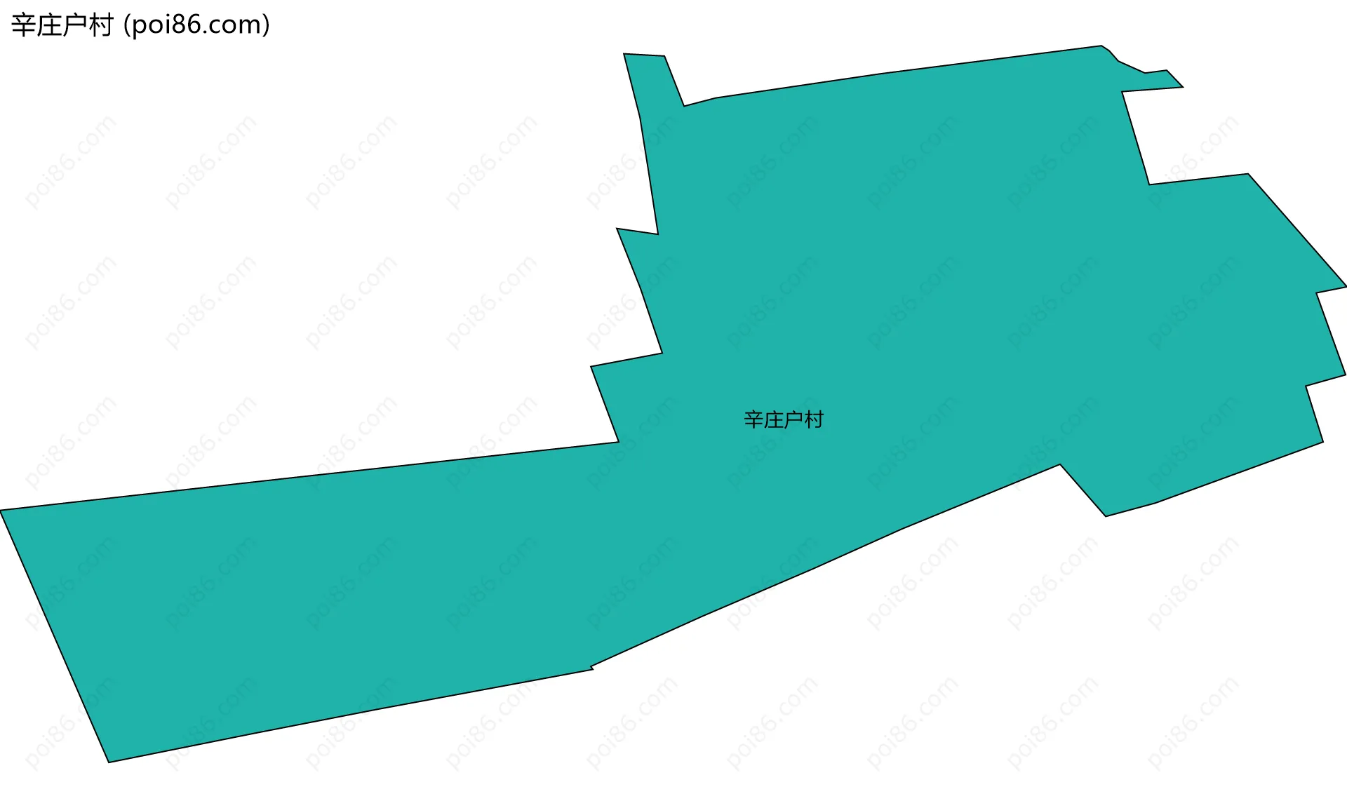 辛庄户村边界地图
