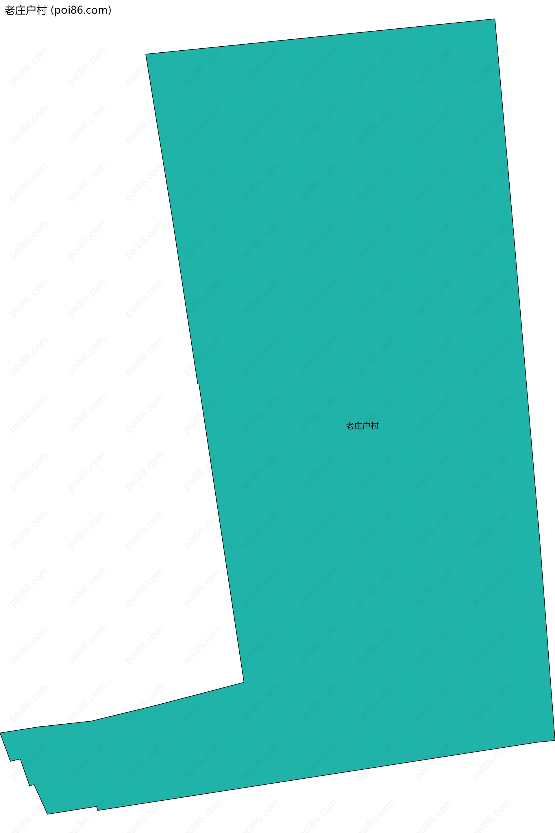 老庄户村边界地图