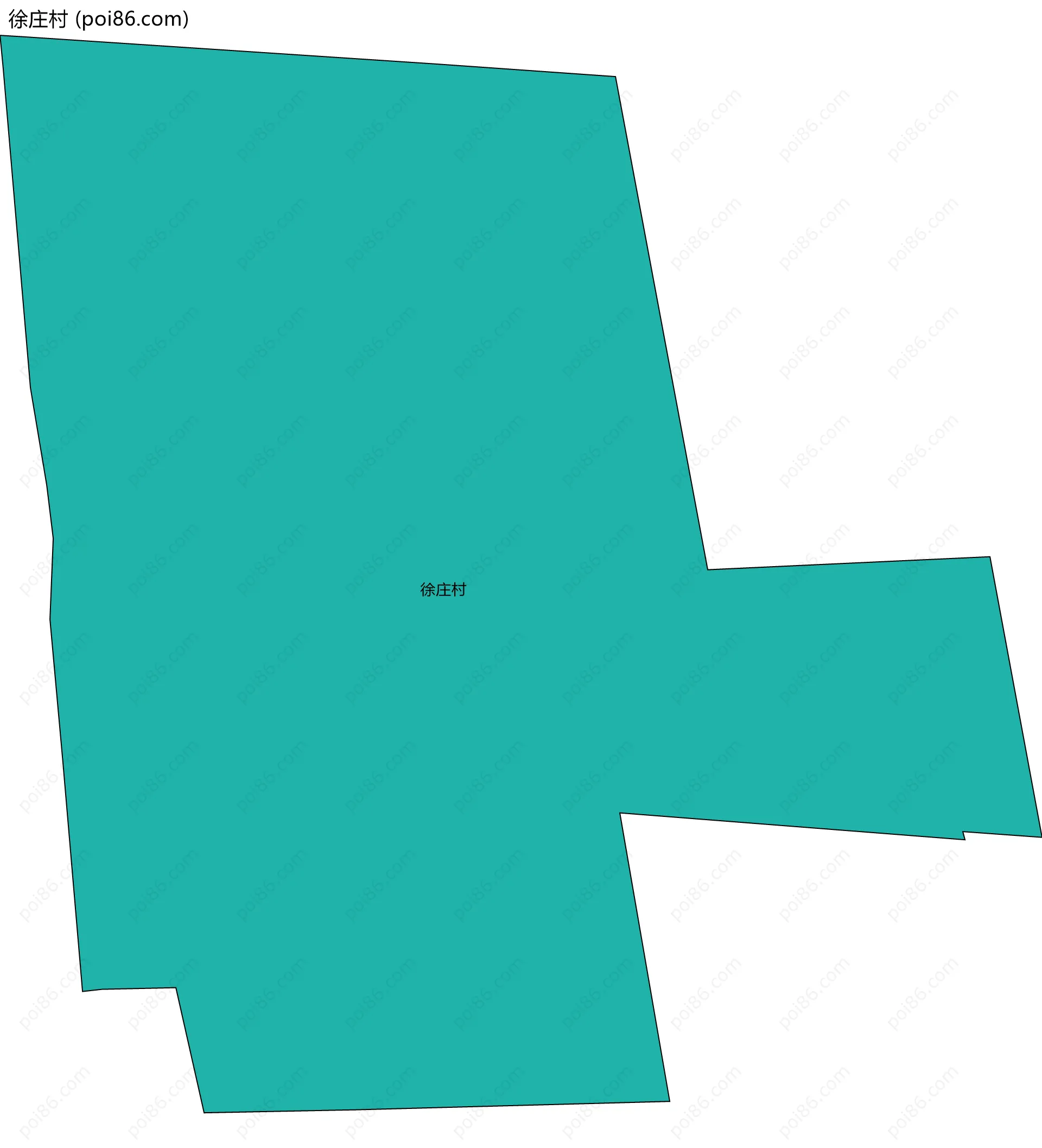 徐庄村边界地图