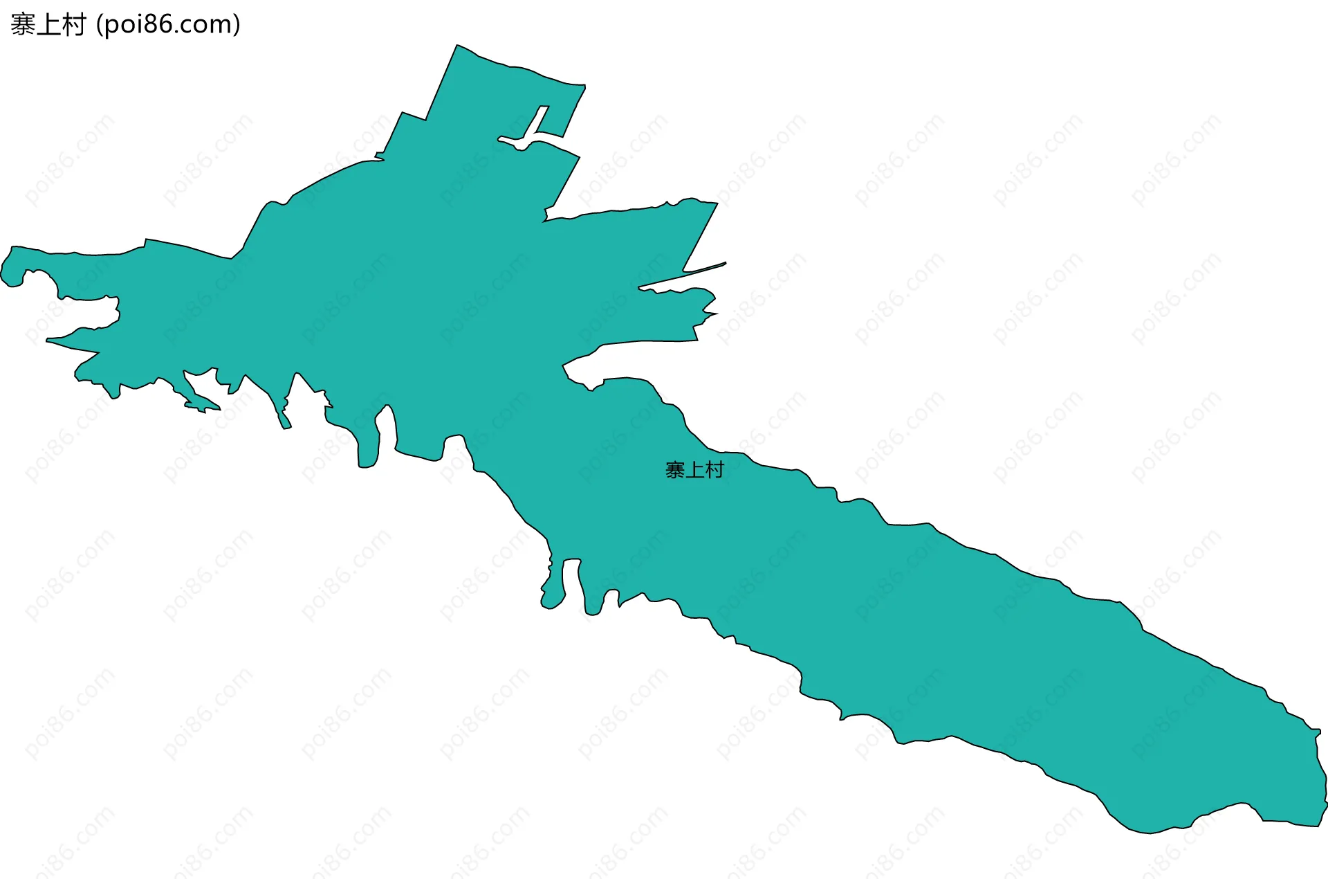 寨上村边界地图