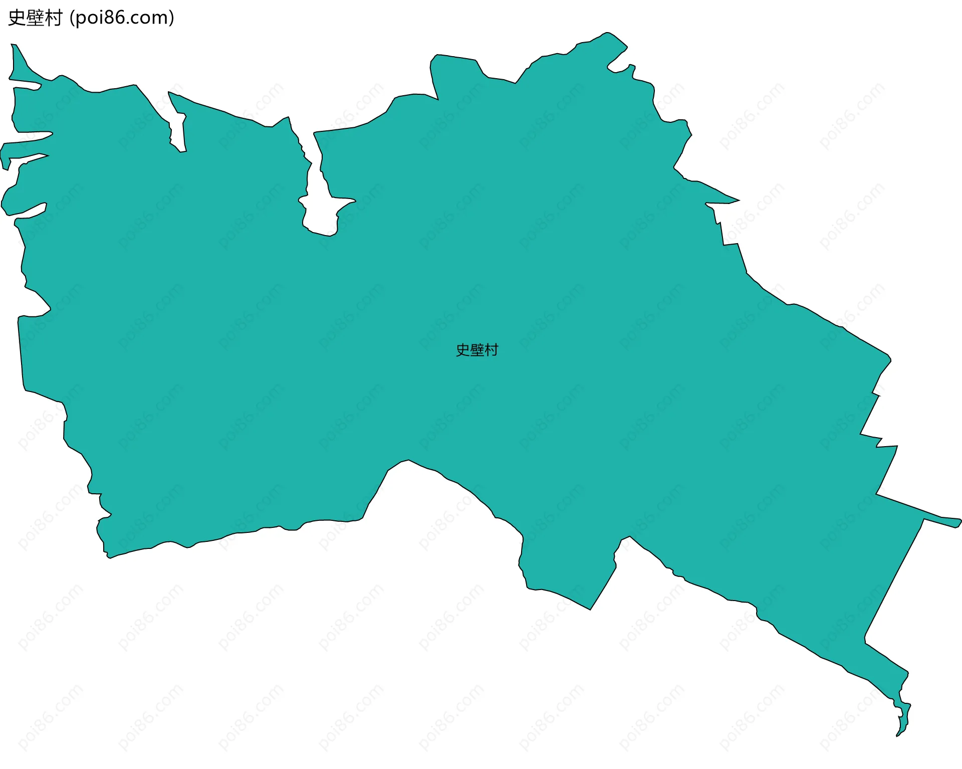 史壁村边界地图