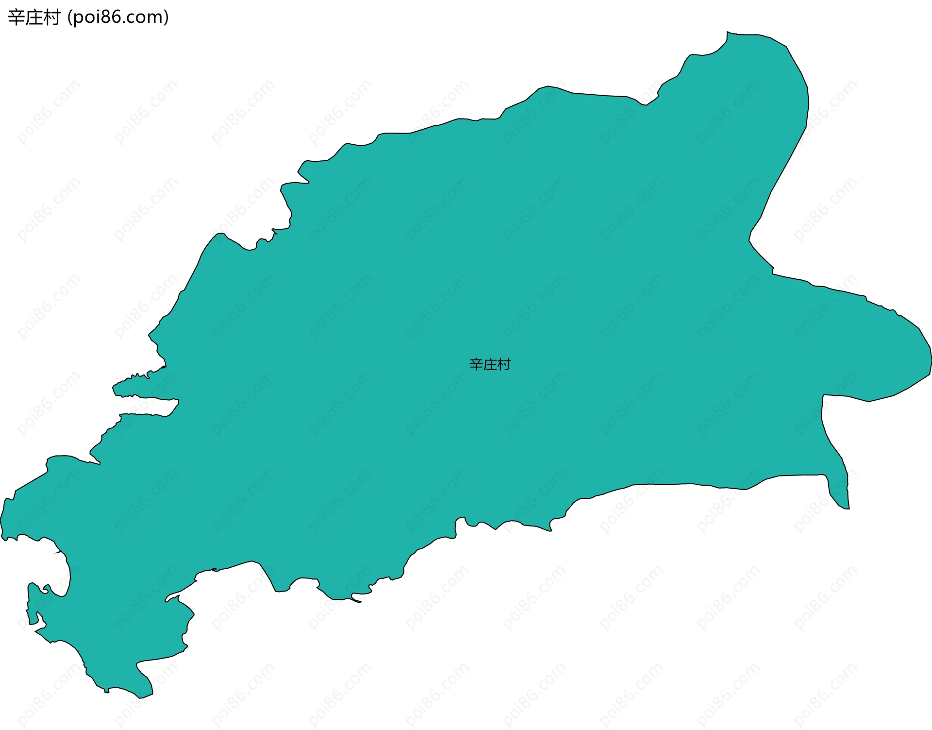 辛庄村边界地图