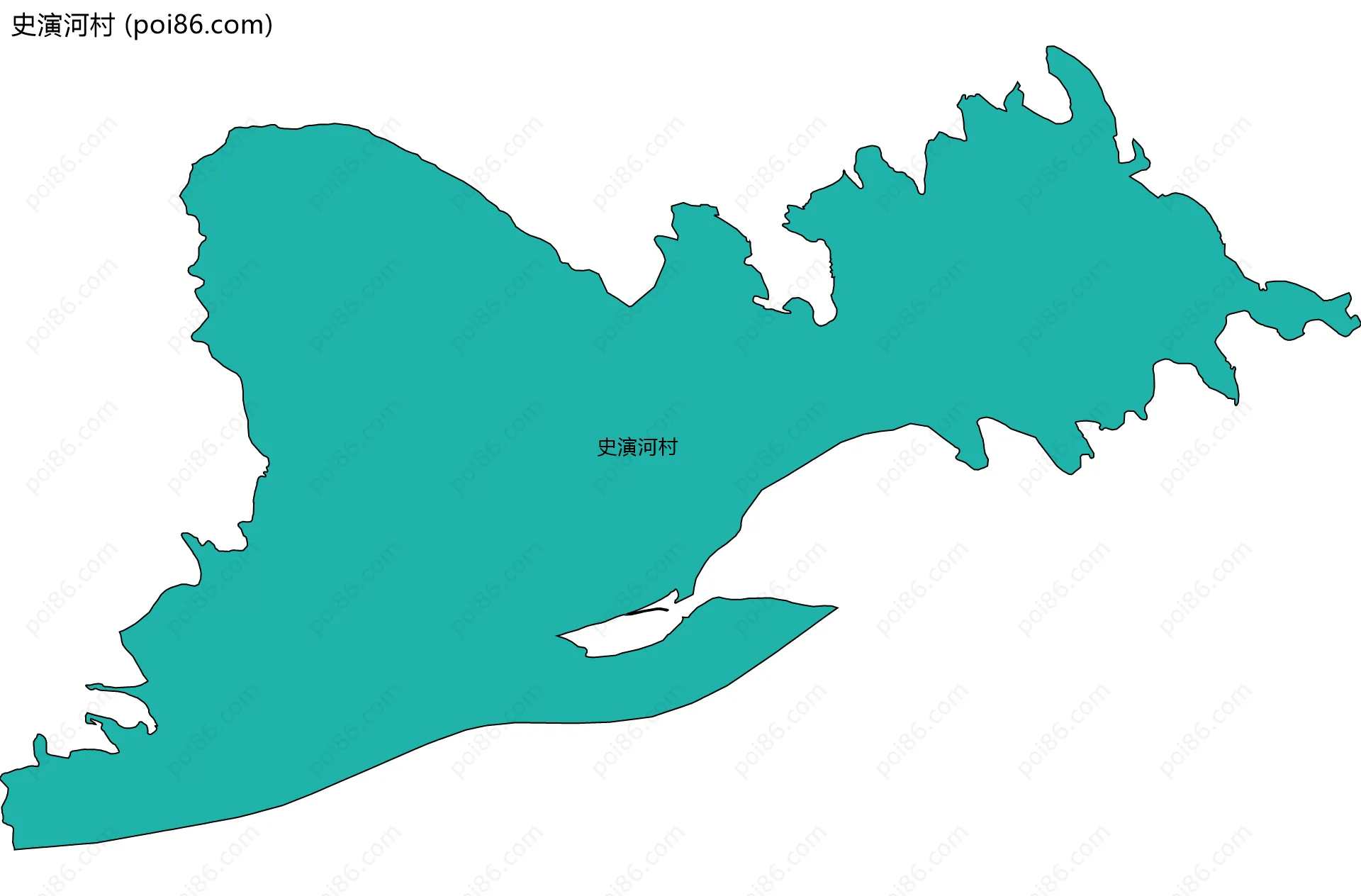 史演河村边界地图