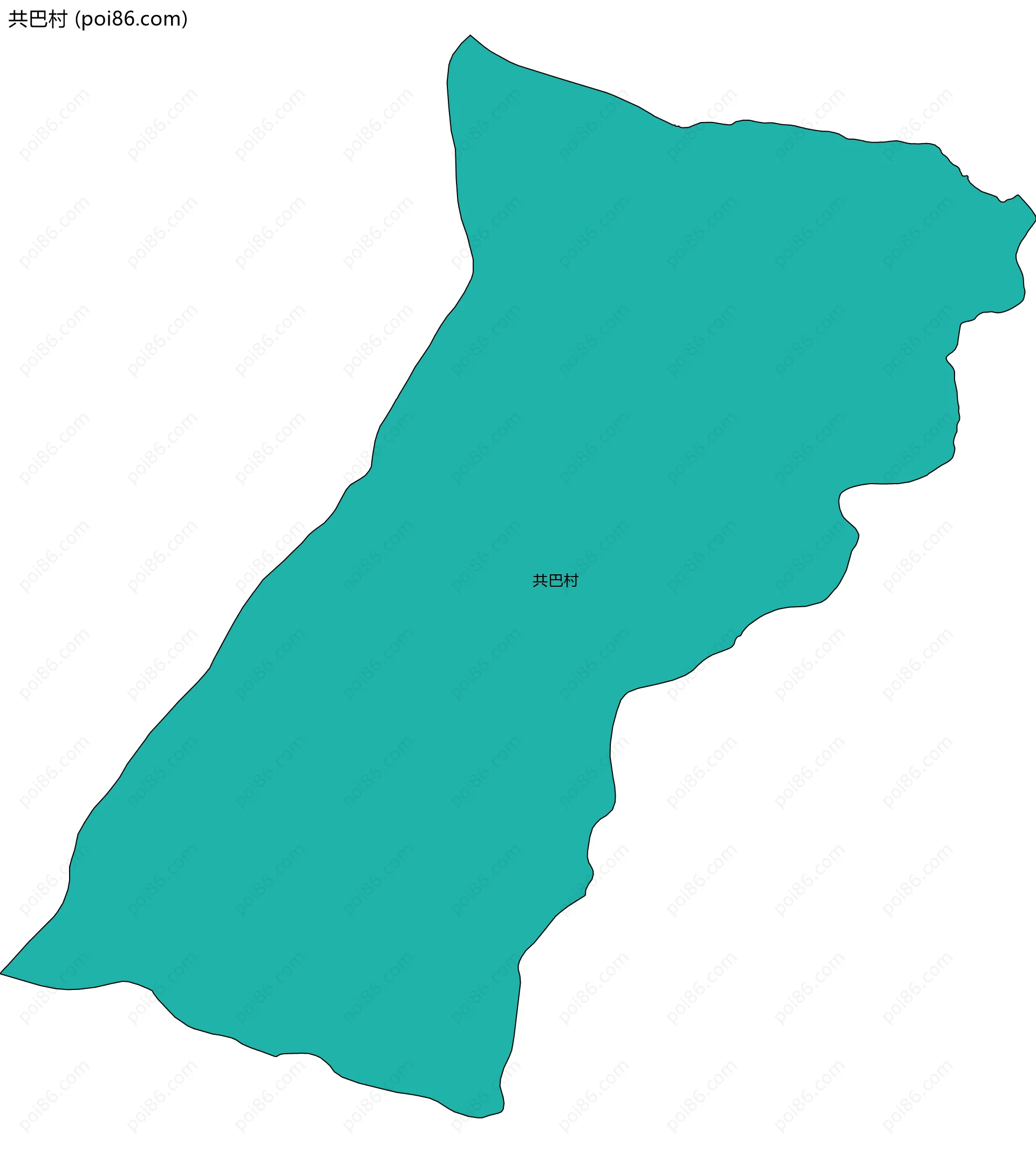 共巴村边界地图