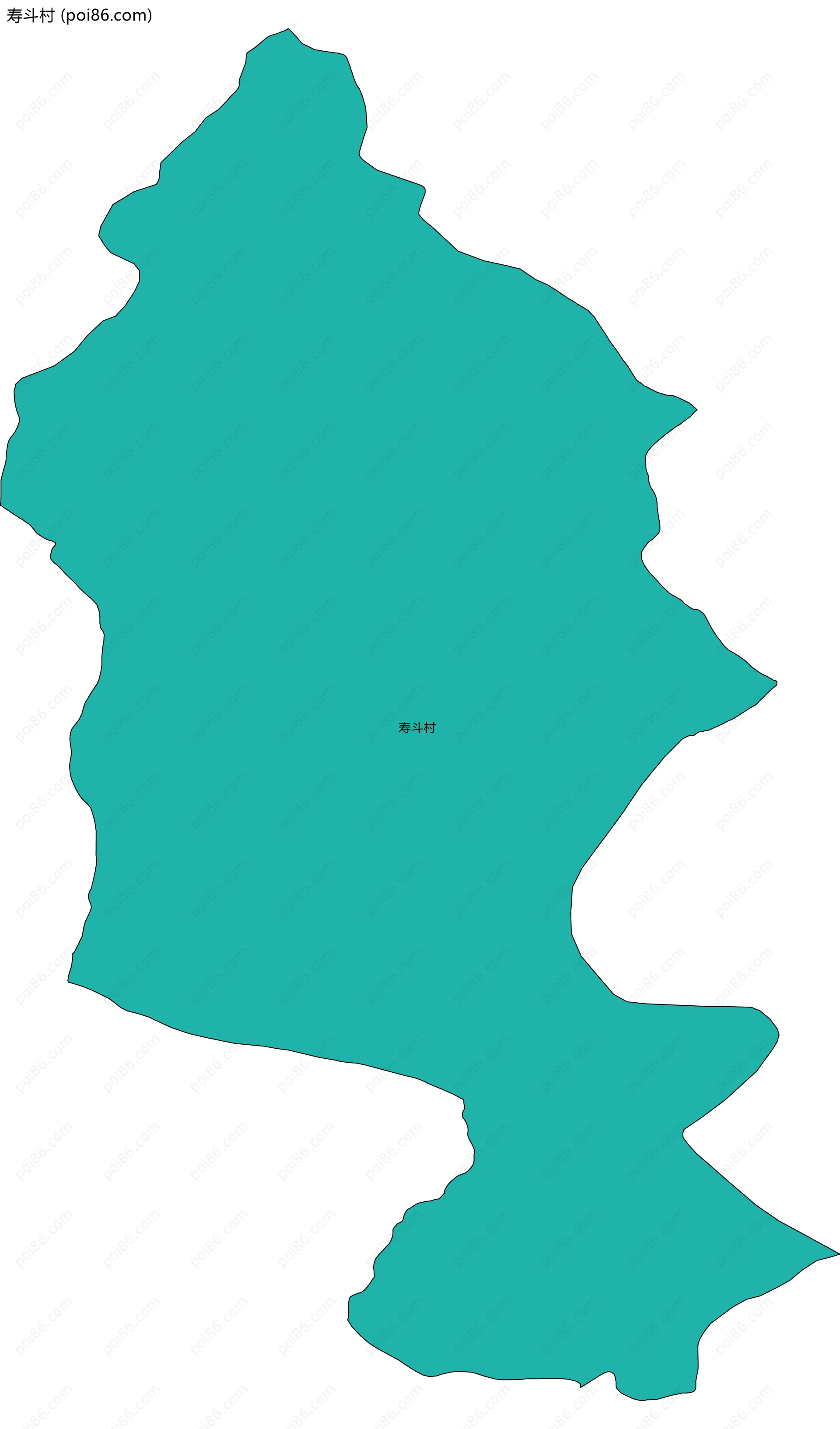 寿斗村边界地图