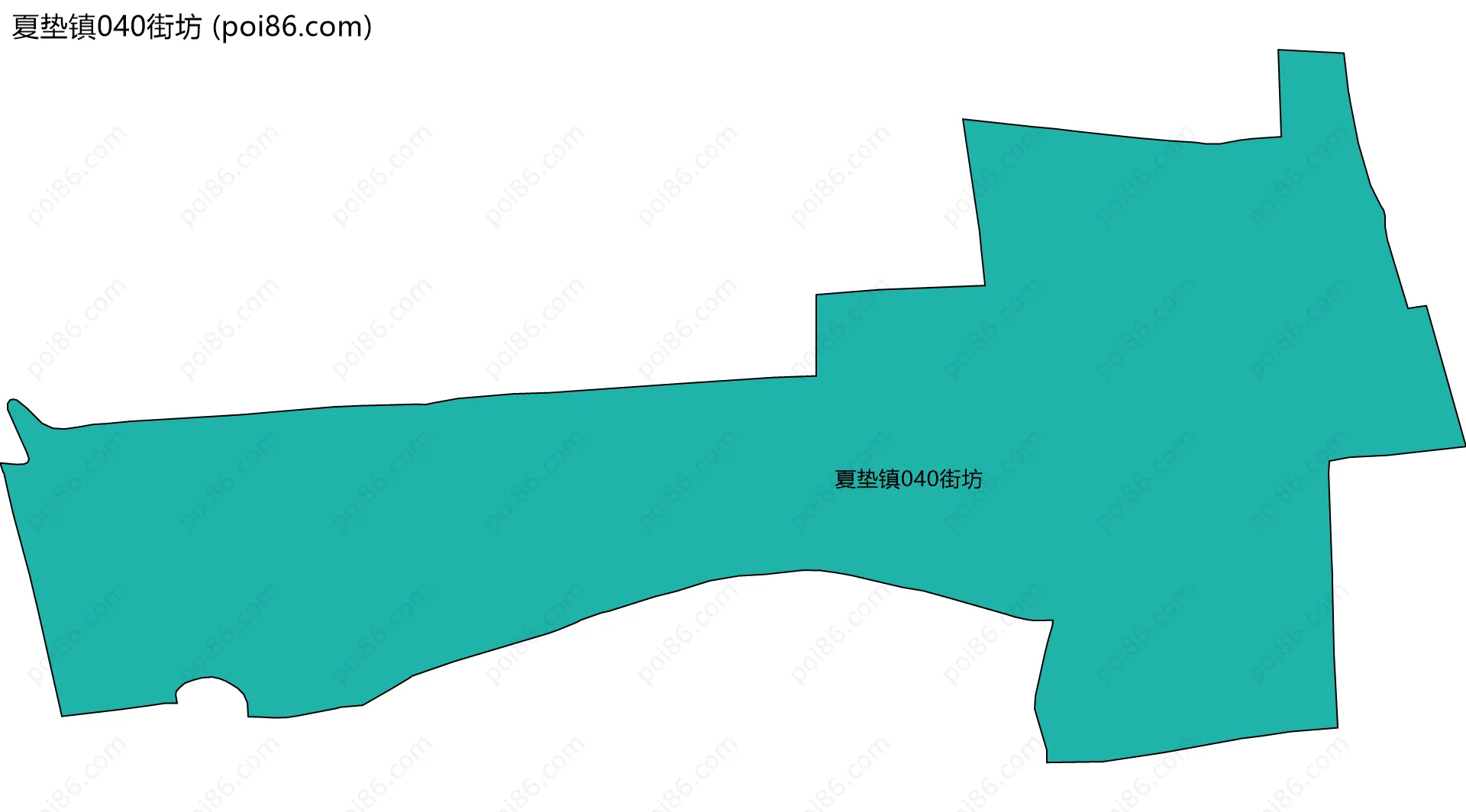 夏垫镇040街坊边界地图