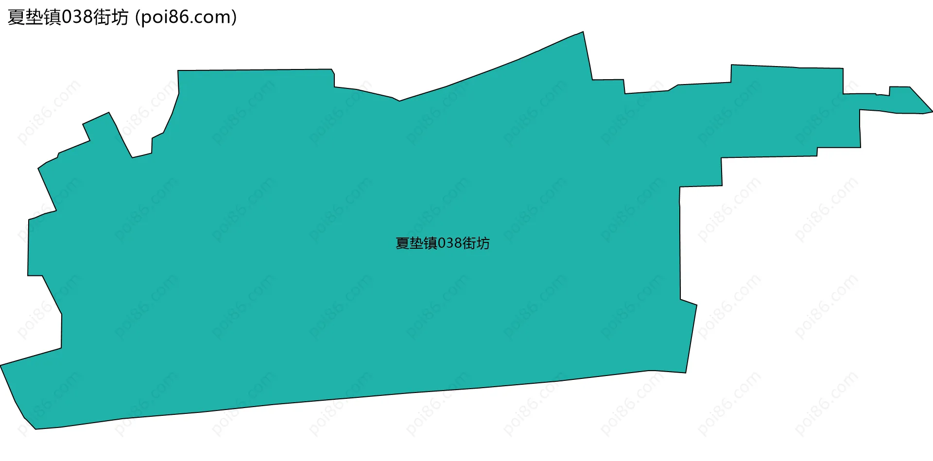 夏垫镇038街坊边界地图