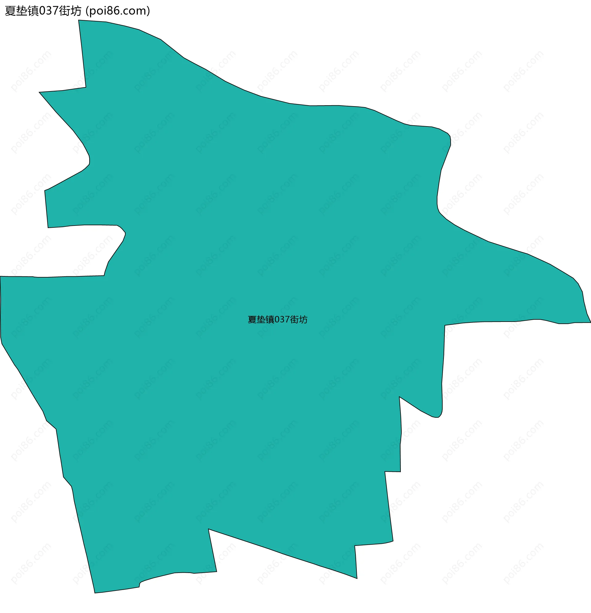 夏垫镇037街坊边界地图