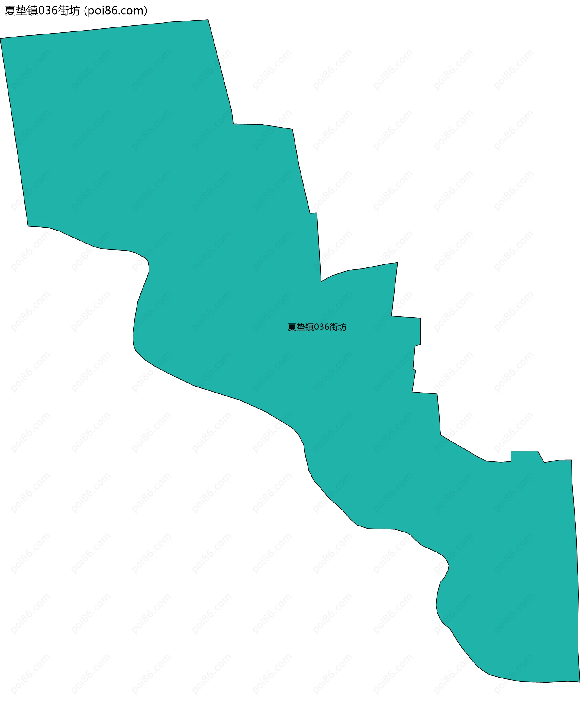 夏垫镇036街坊边界地图
