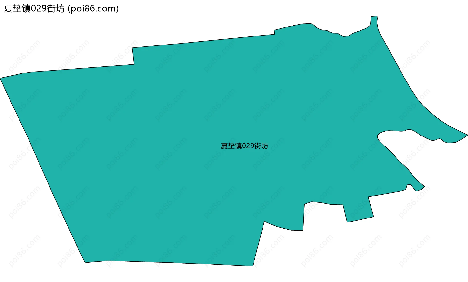 夏垫镇029街坊边界地图