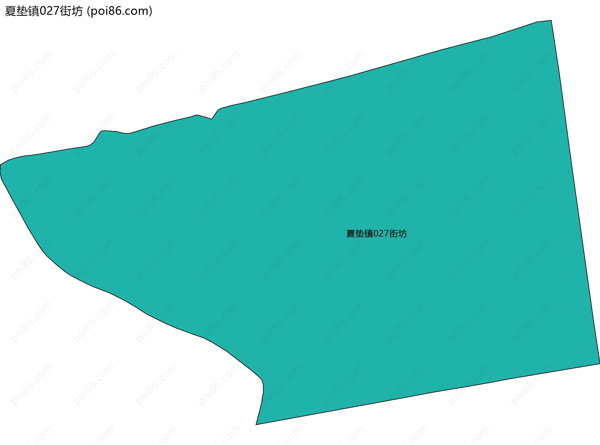 夏垫镇027街坊边界地图