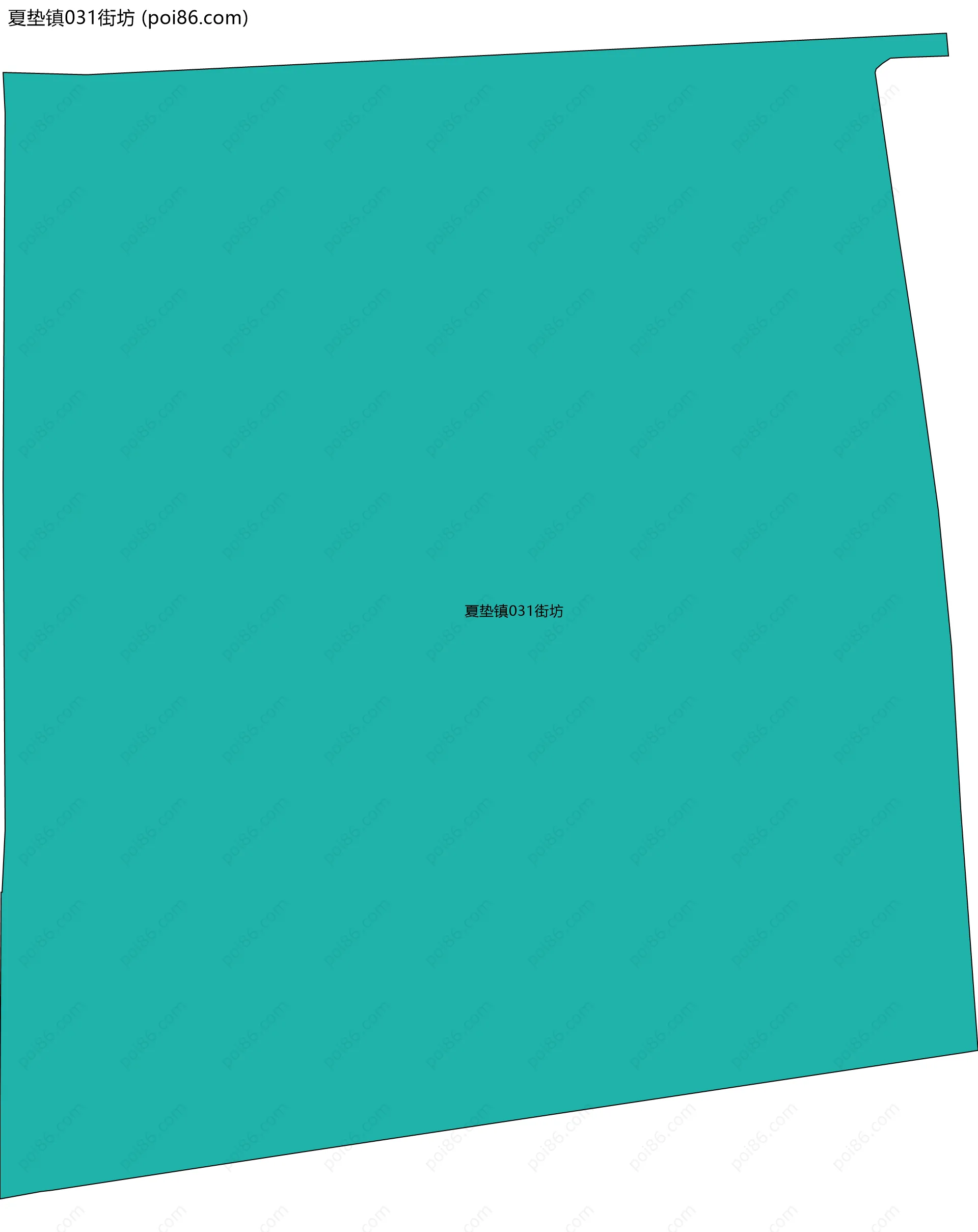 夏垫镇031街坊边界地图