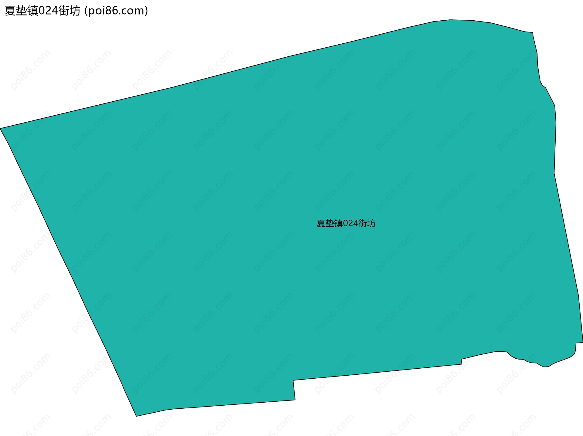 夏垫镇024街坊边界地图