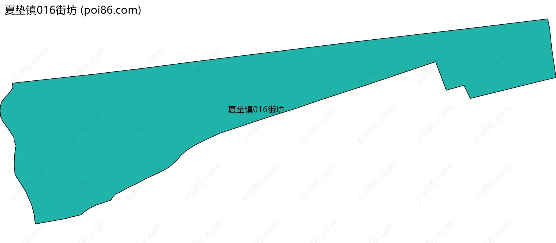 夏垫镇016街坊边界地图
