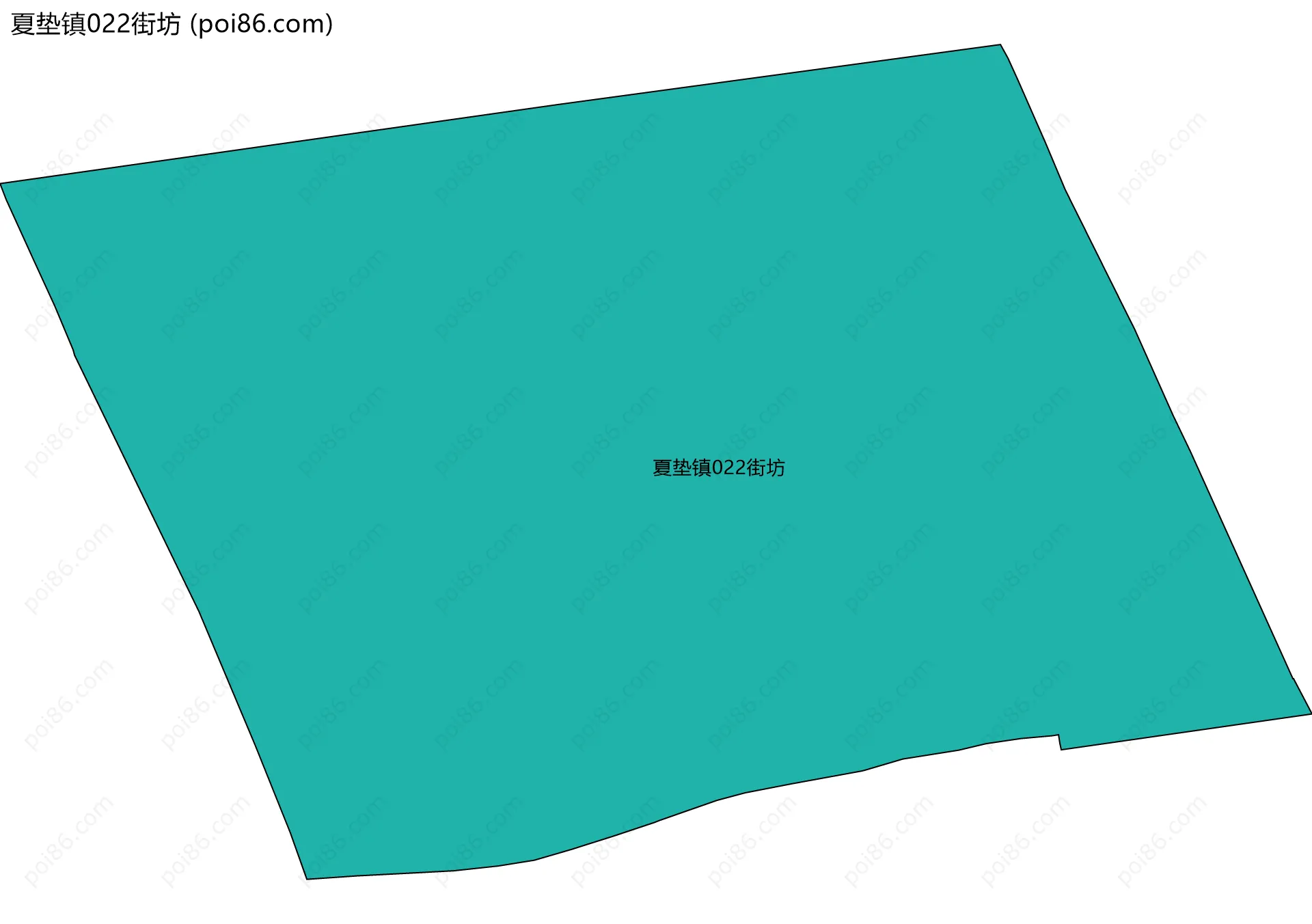 夏垫镇022街坊边界地图