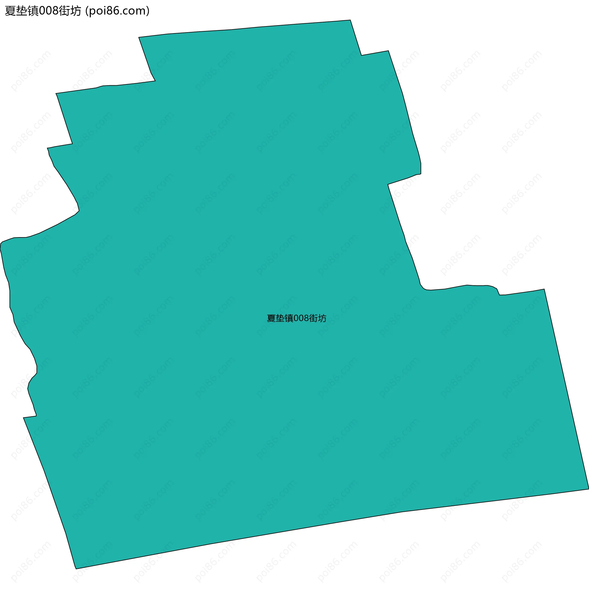 夏垫镇008街坊边界地图