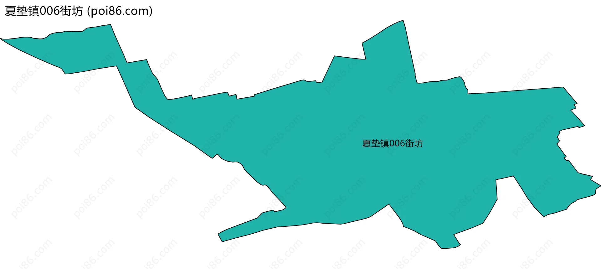 夏垫镇006街坊边界地图