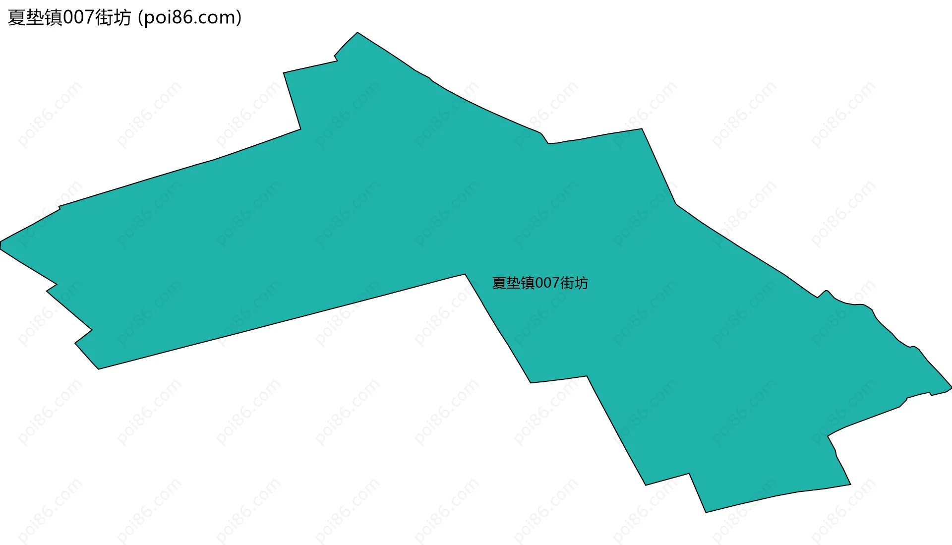 夏垫镇007街坊边界地图