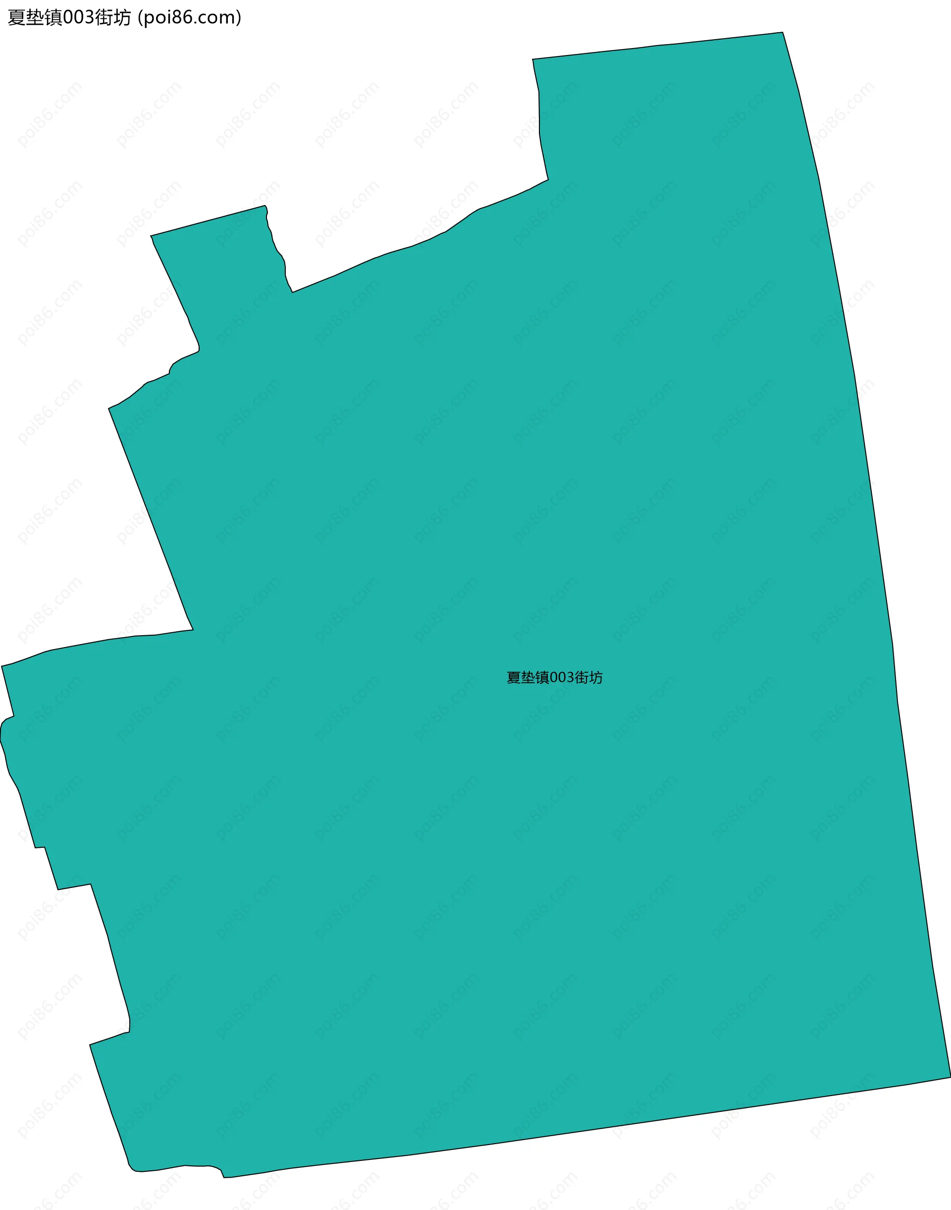 夏垫镇003街坊边界地图