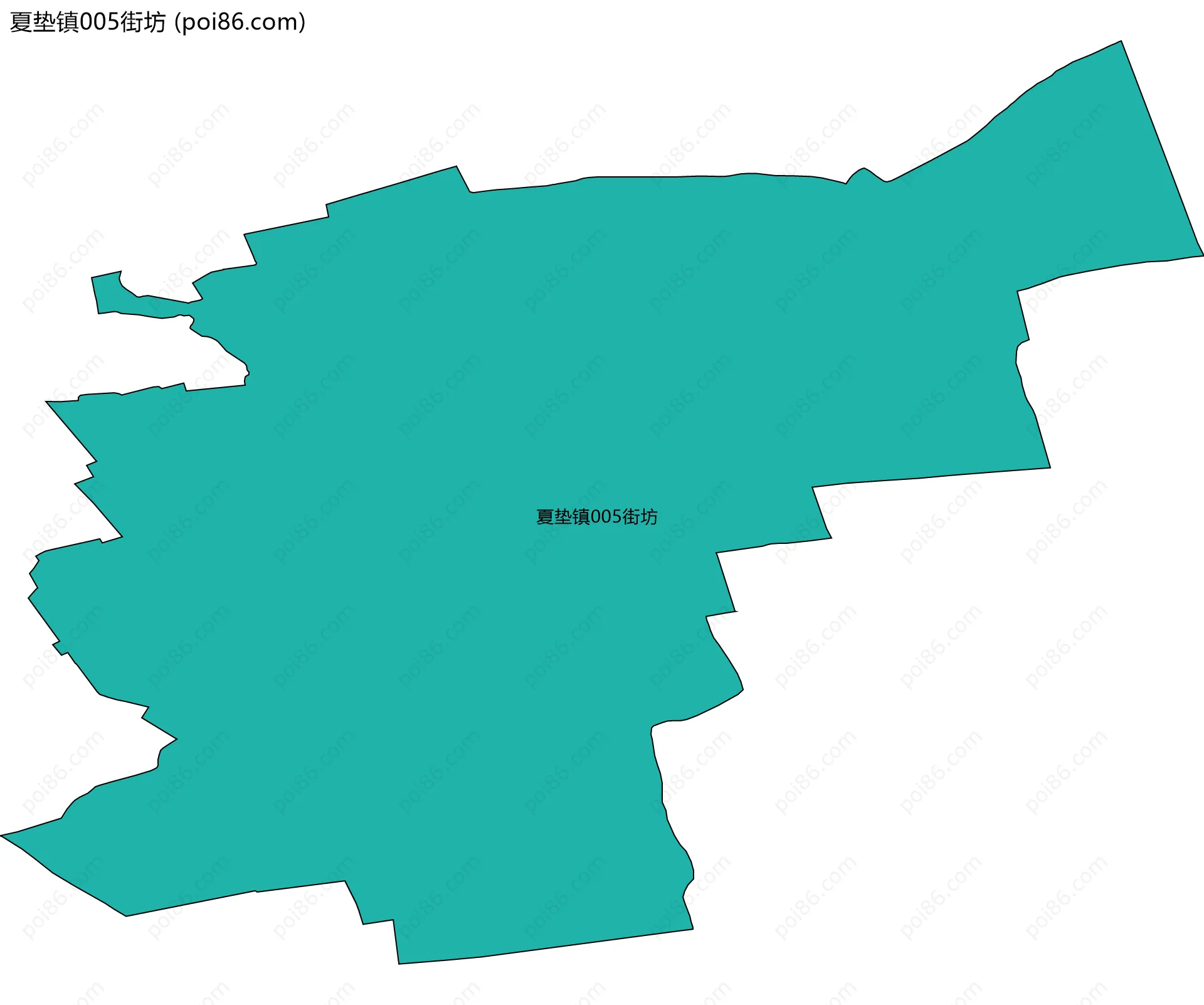 夏垫镇005街坊边界地图