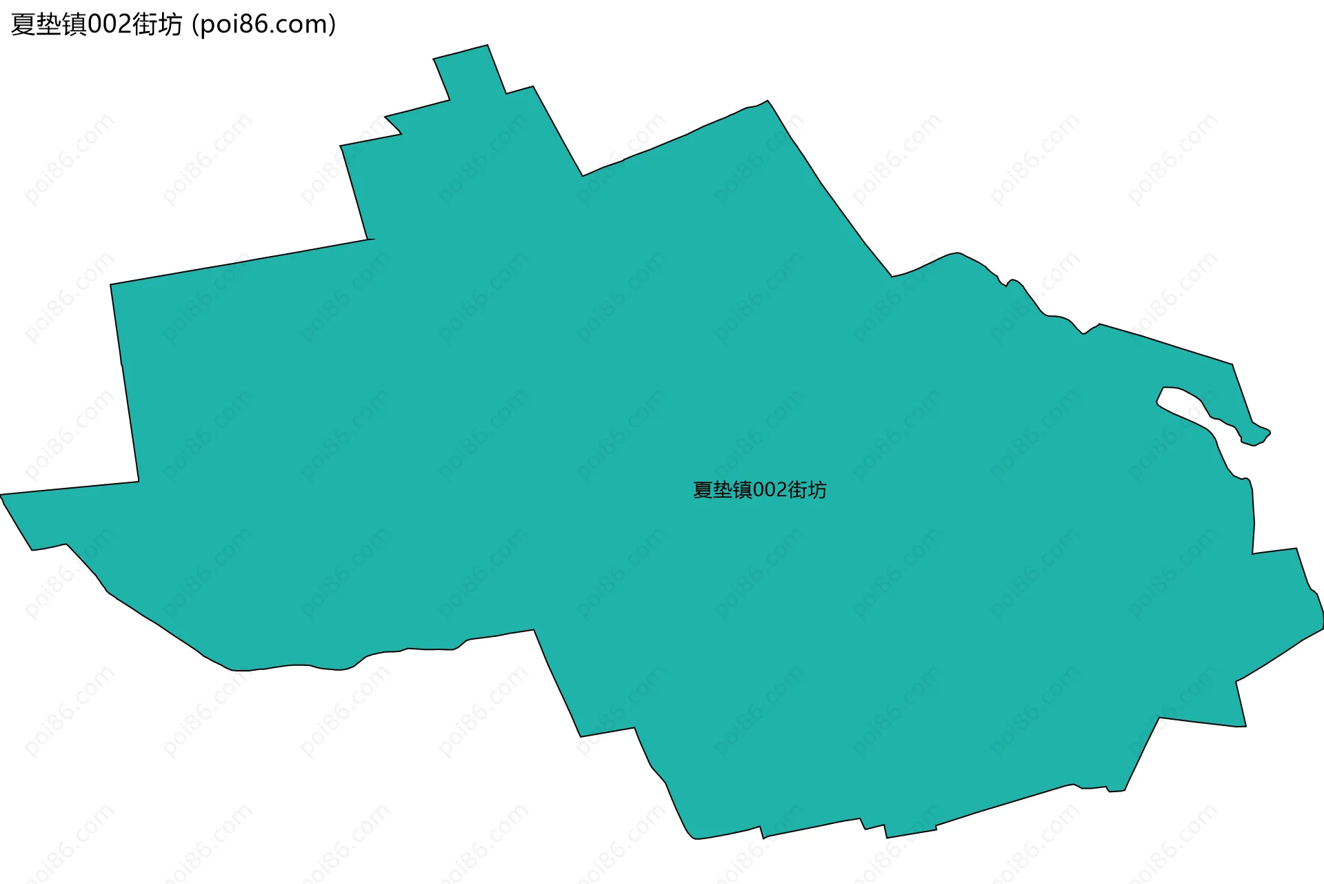 夏垫镇002街坊边界地图