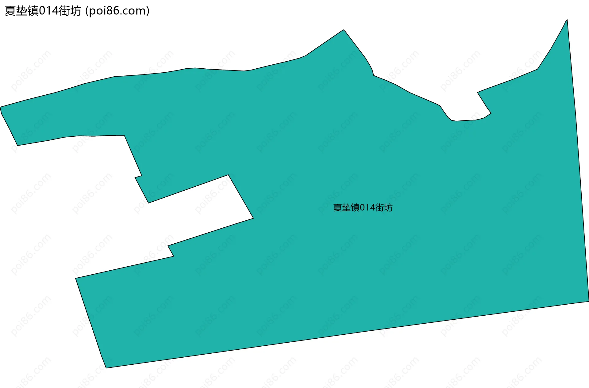 夏垫镇014街坊边界地图