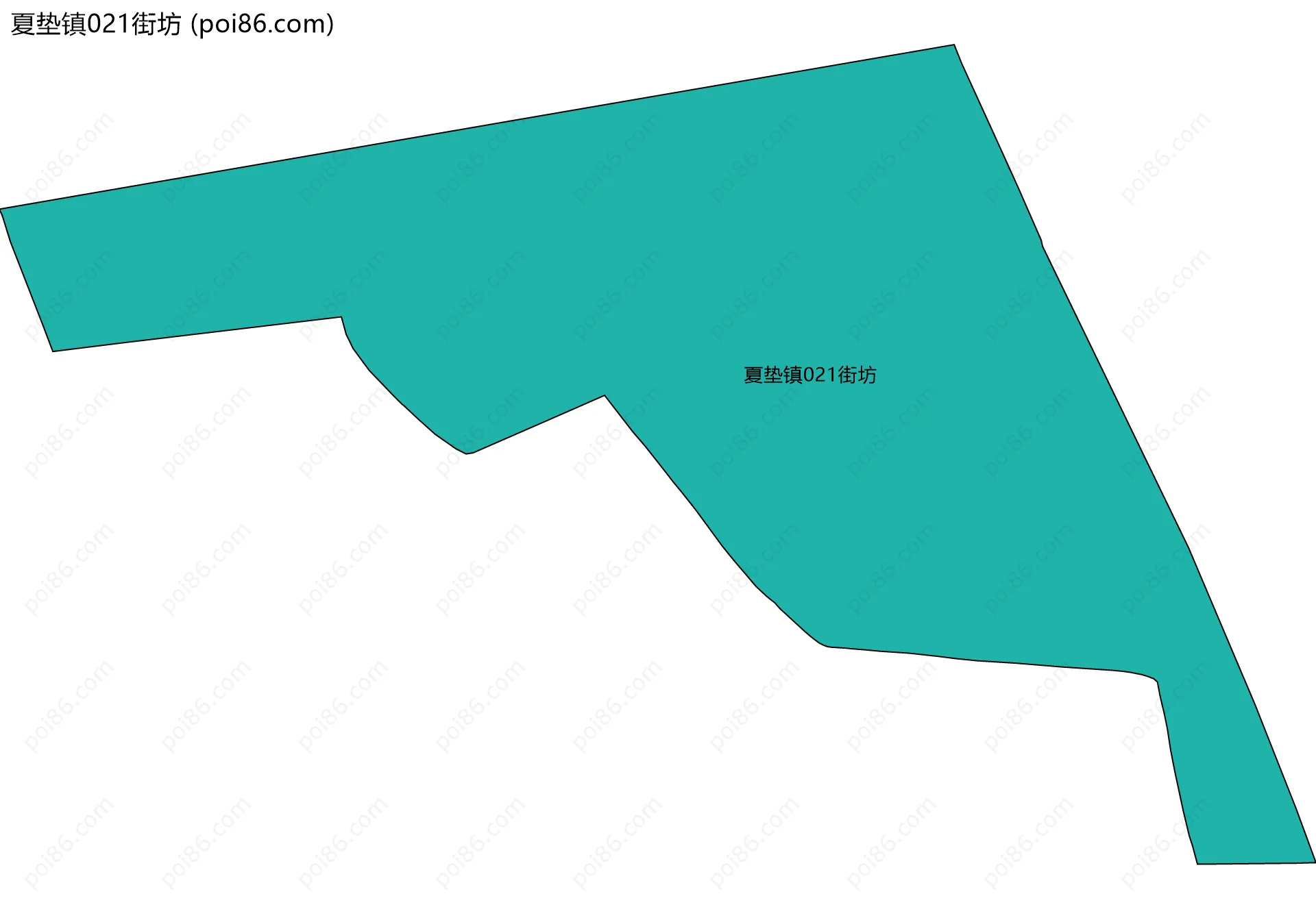 夏垫镇021街坊边界地图
