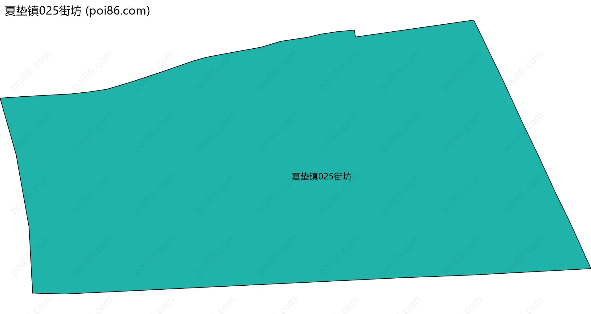 夏垫镇025街坊边界地图