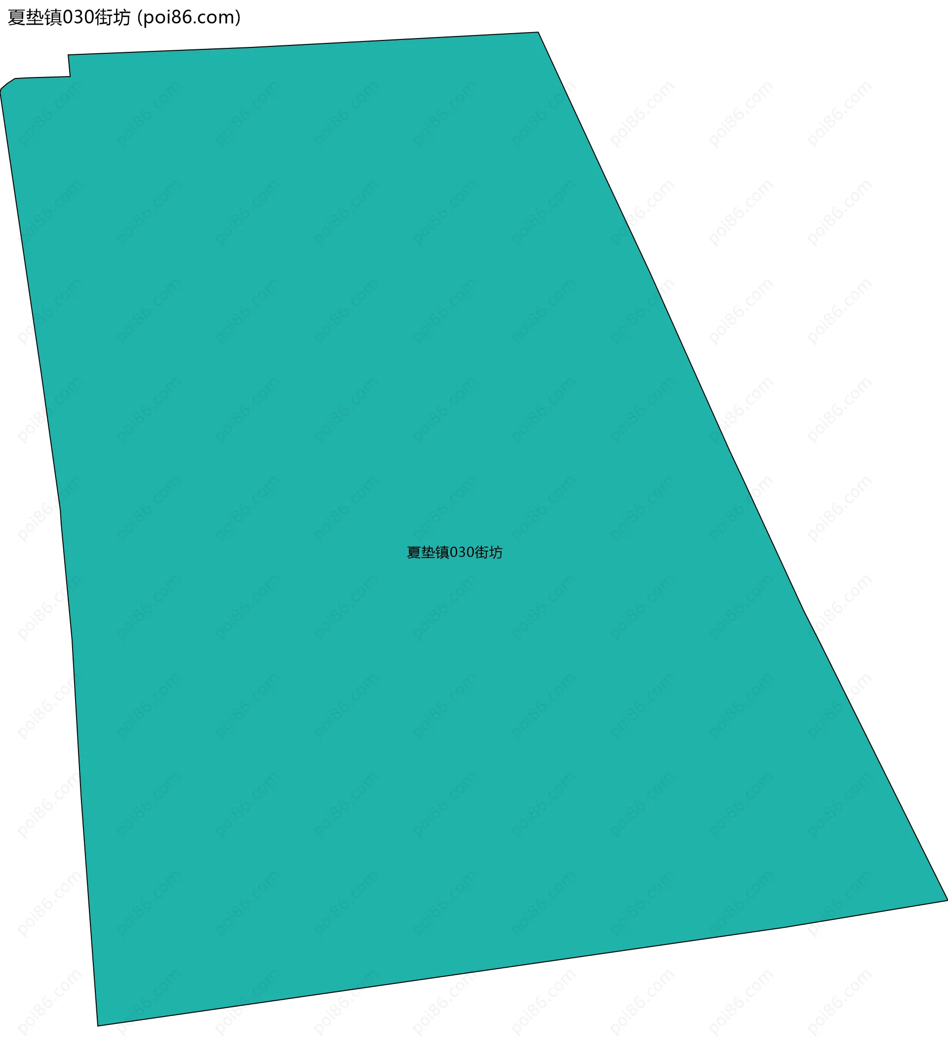 夏垫镇030街坊边界地图
