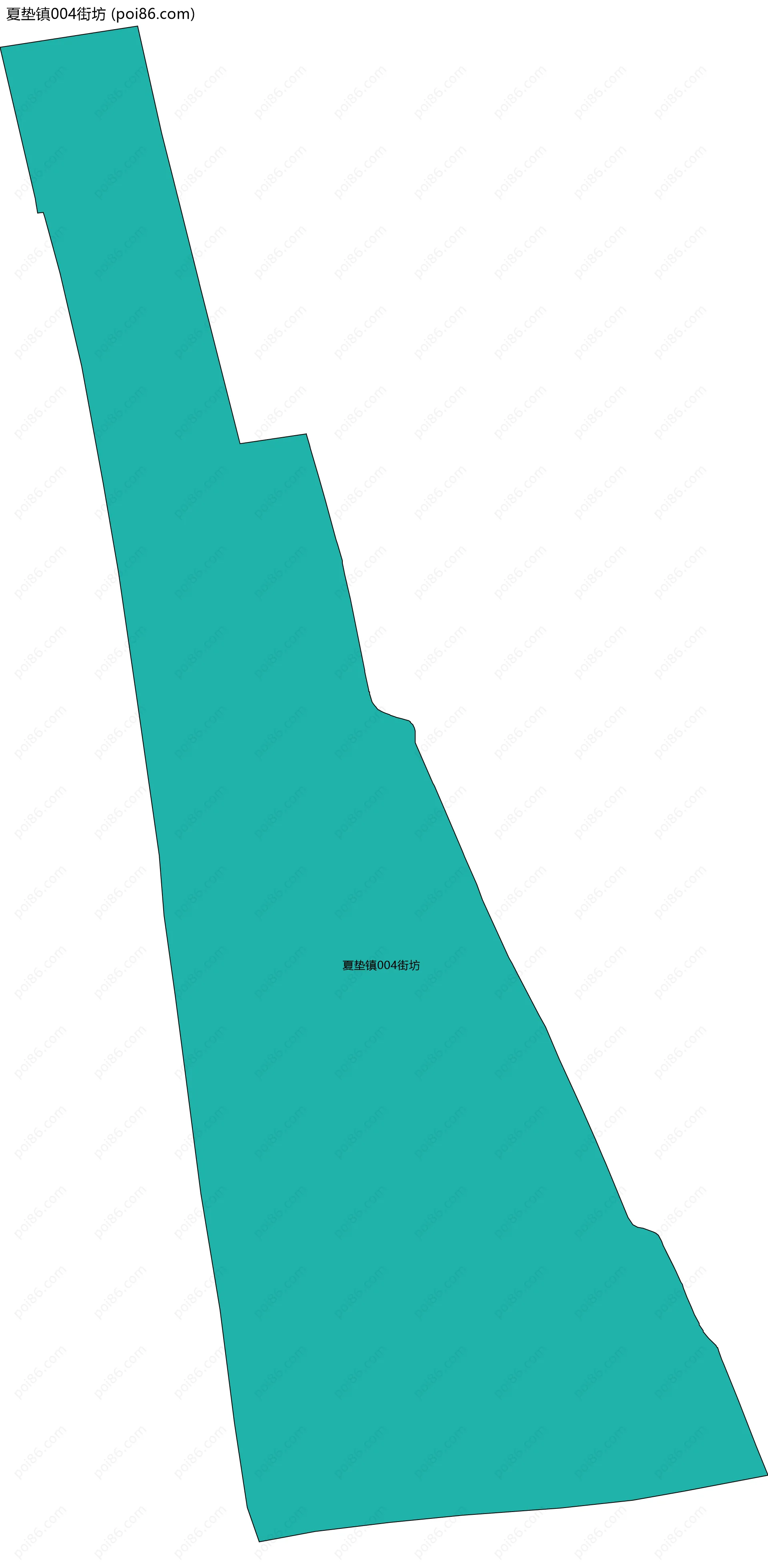 夏垫镇004街坊边界地图