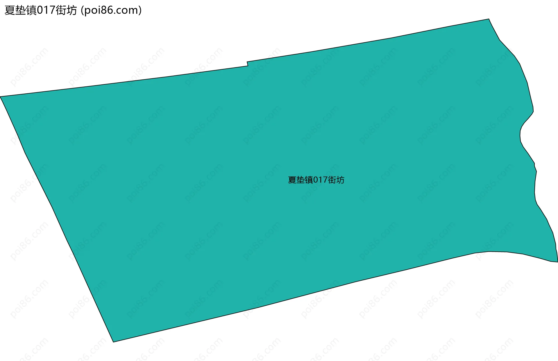 夏垫镇017街坊边界地图