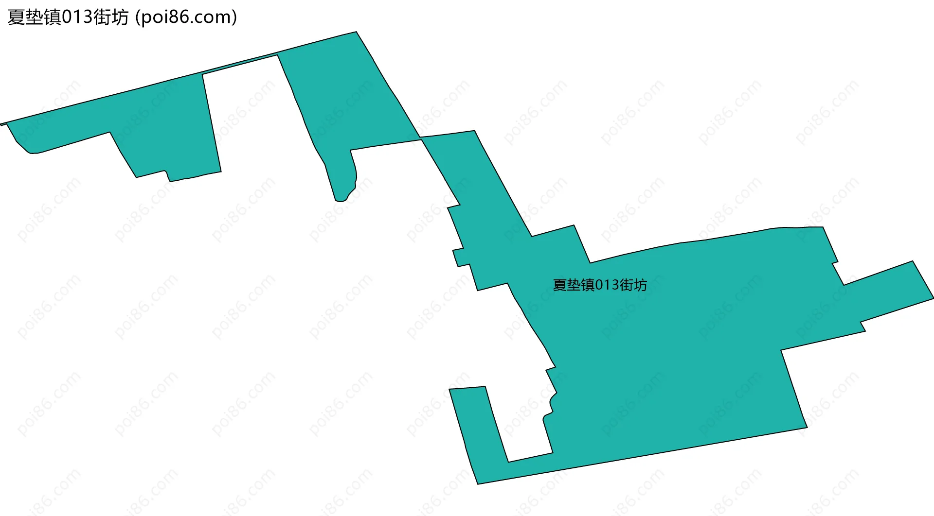 夏垫镇013街坊边界地图
