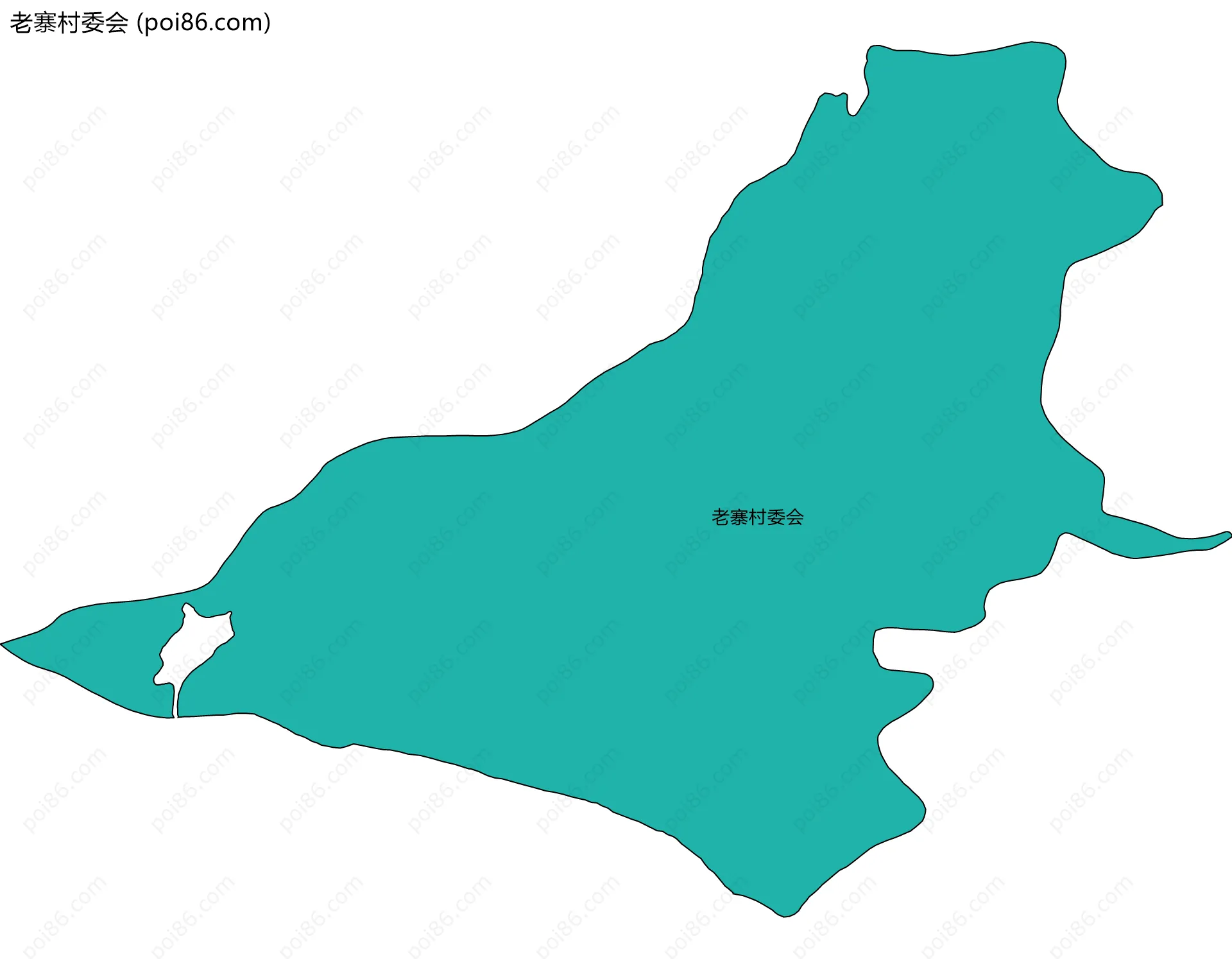 老寨村委会边界地图
