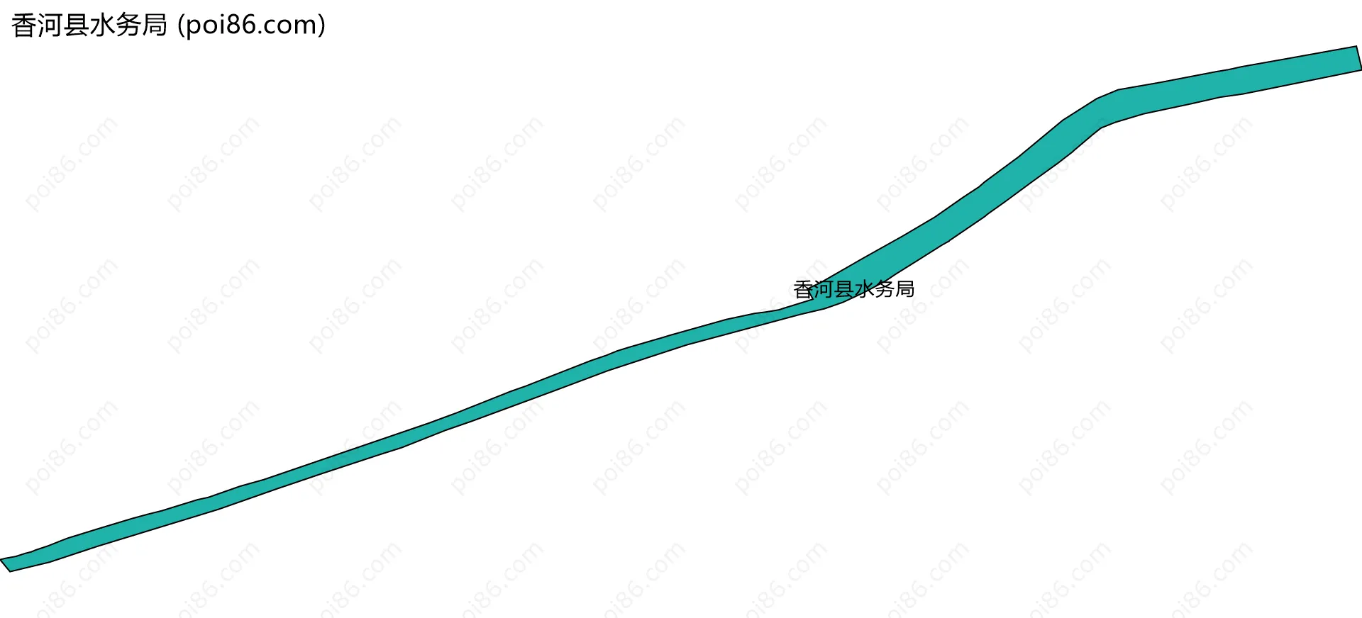 香河县水务局边界地图