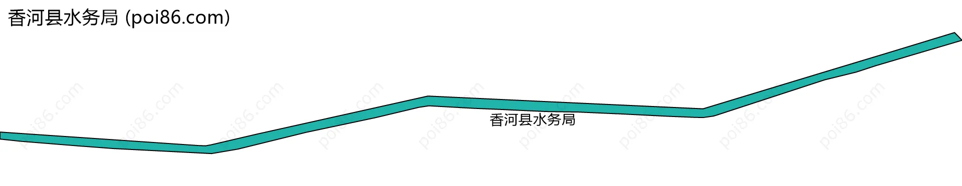 香河县水务局边界地图
