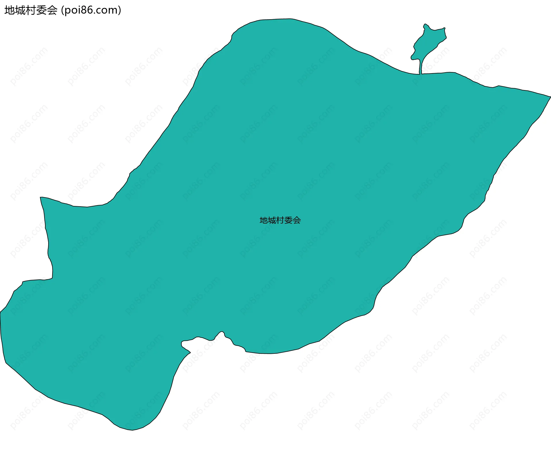地城村委会边界地图