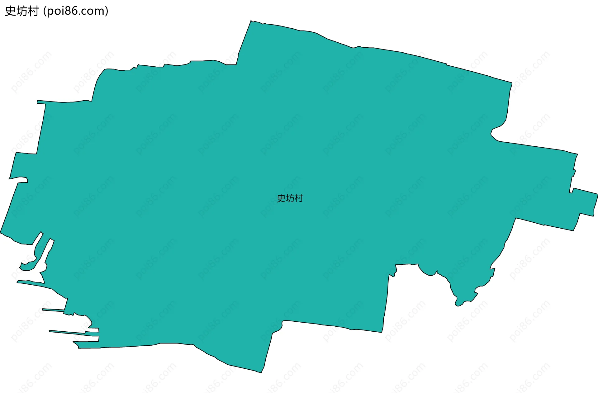 史坊村边界地图