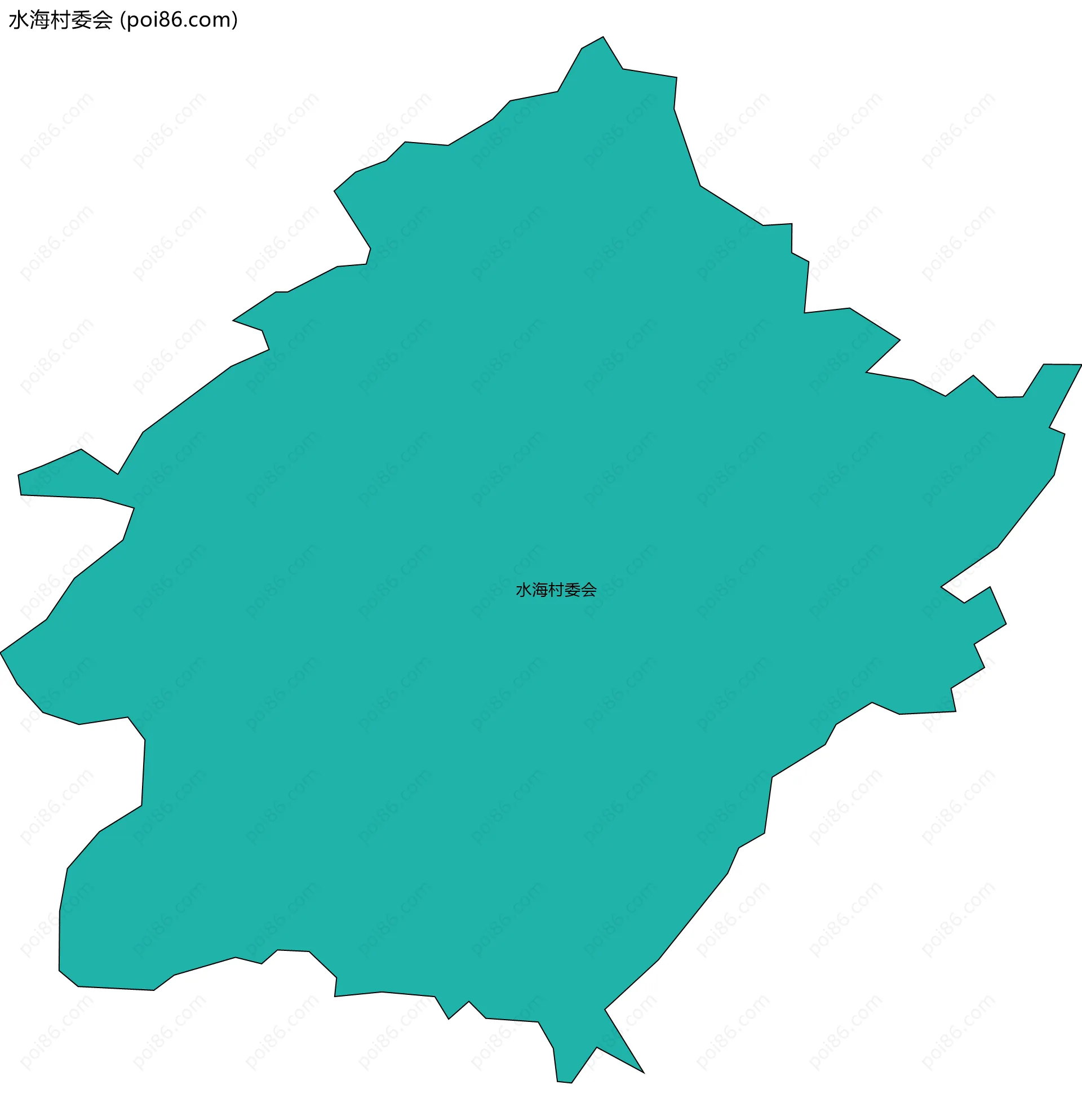 水海村委会边界地图