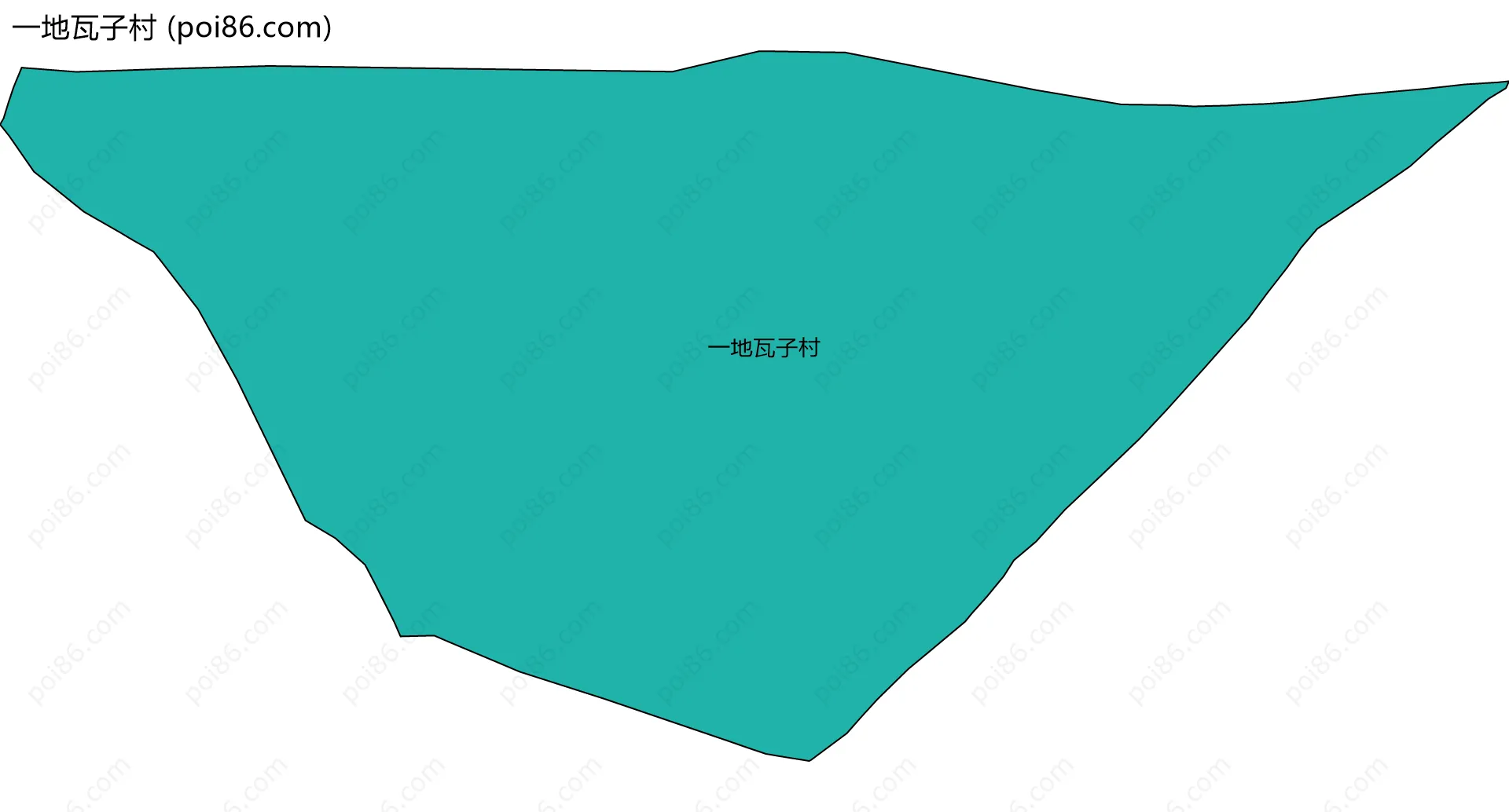 一地瓦子村边界地图