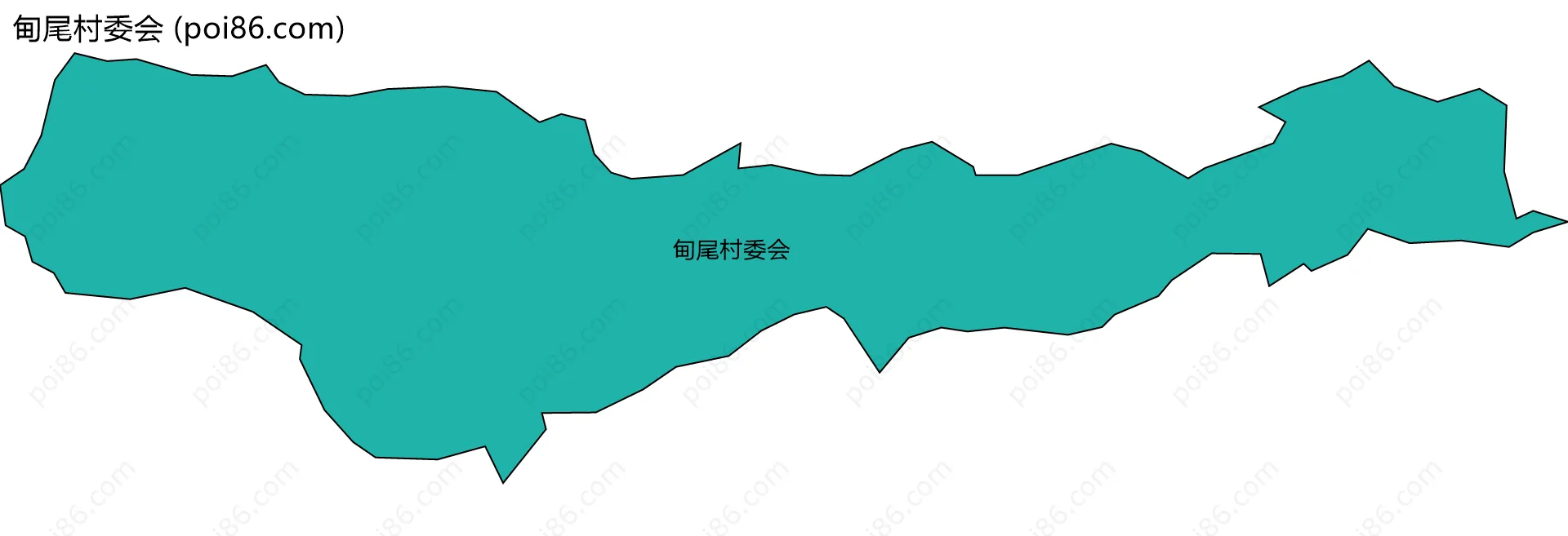 甸尾村委会边界地图