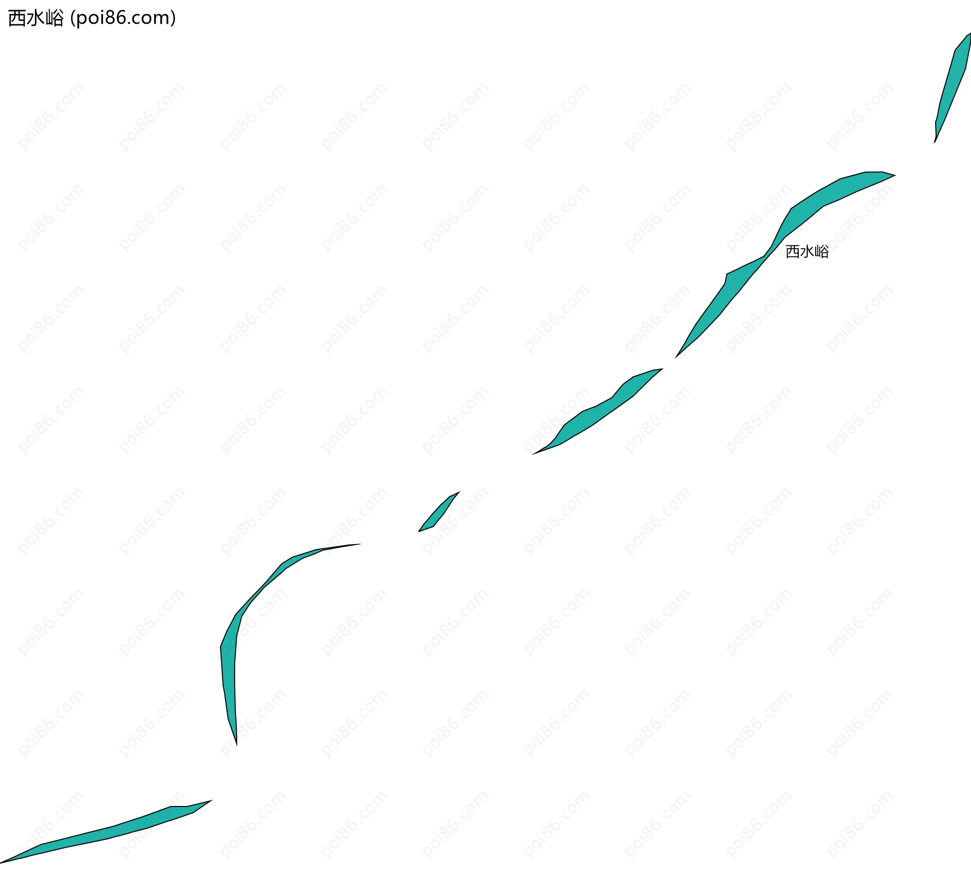 西水峪边界地图