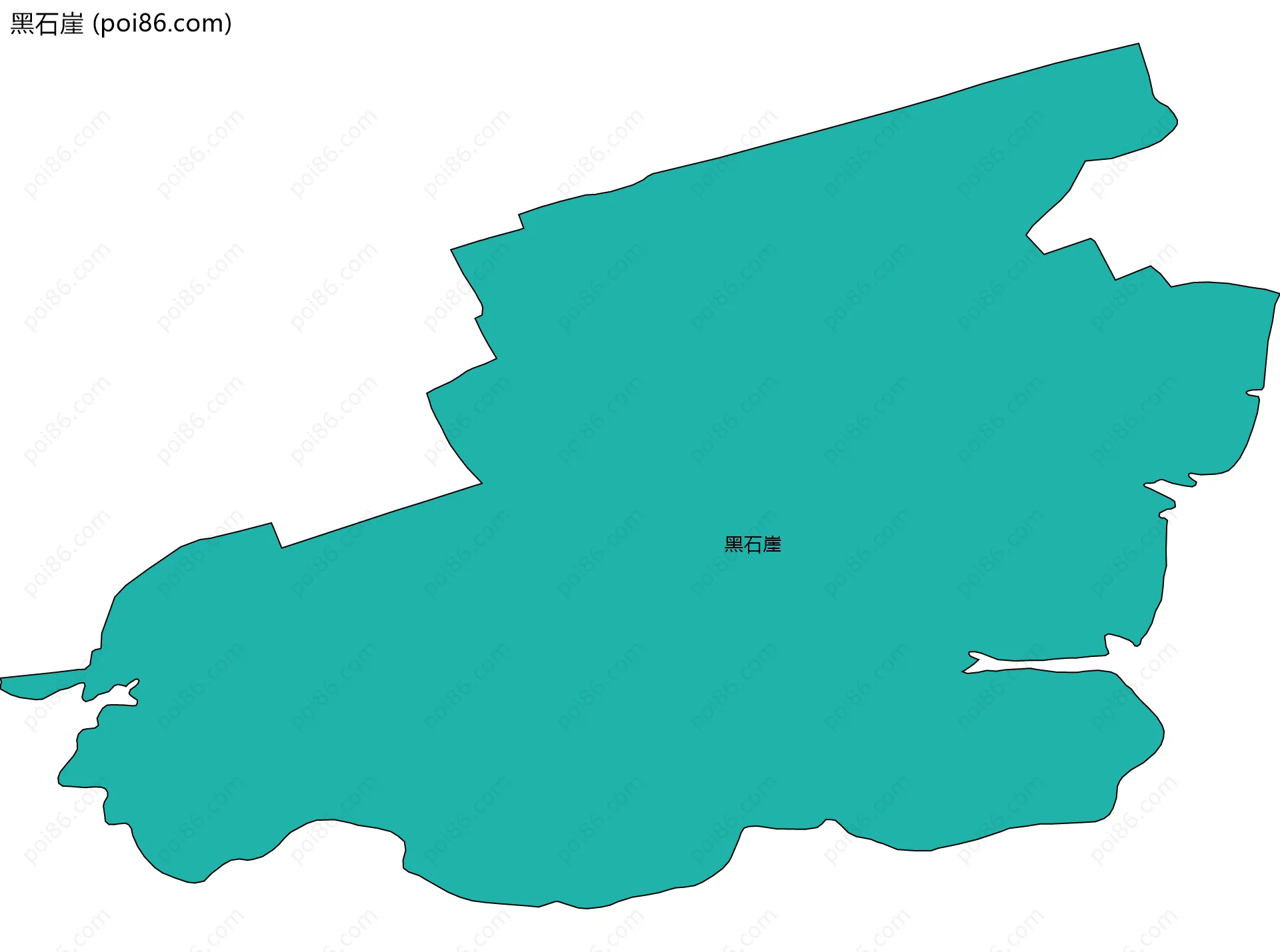 黑石崖边界地图