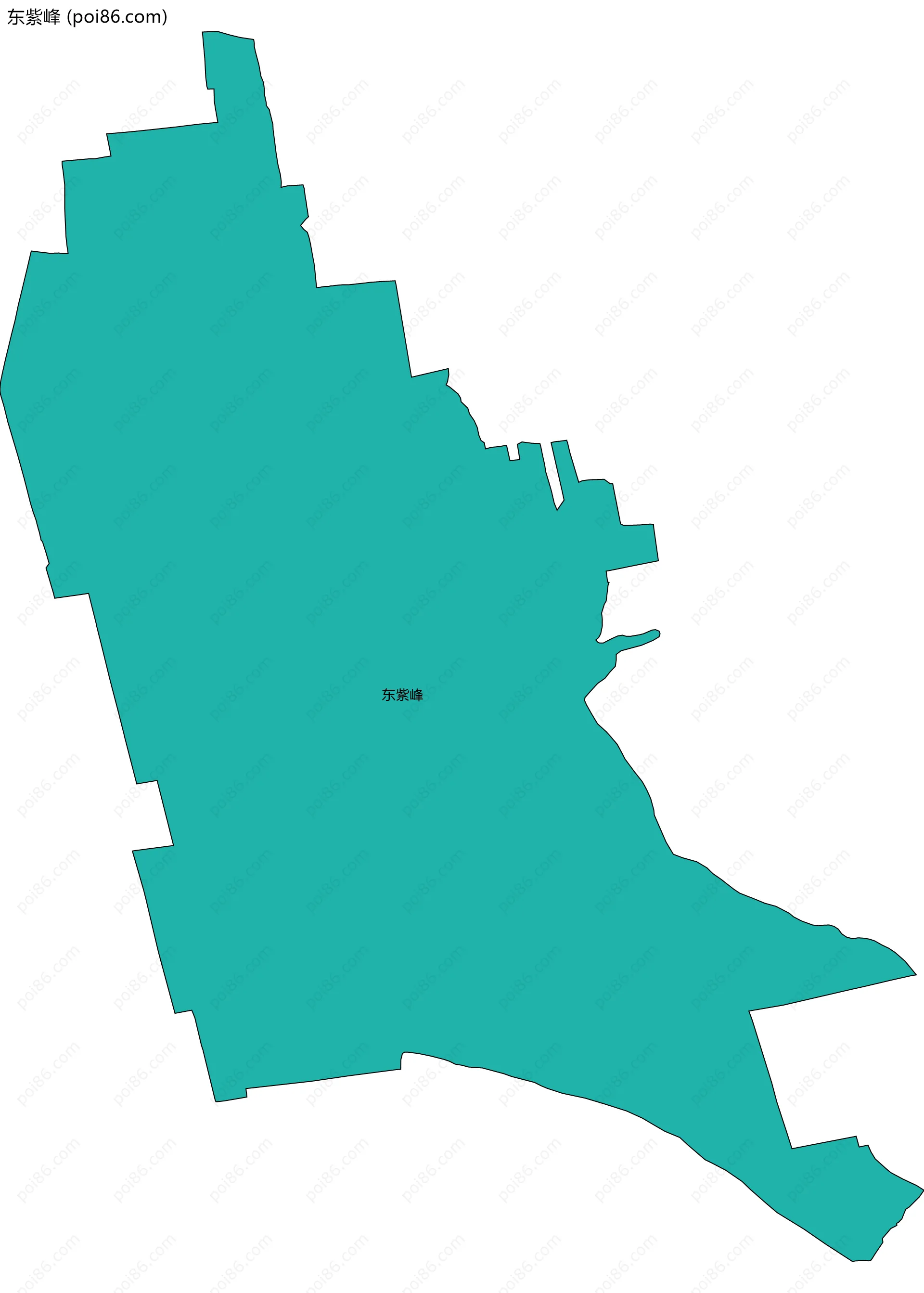 东紫峰边界地图