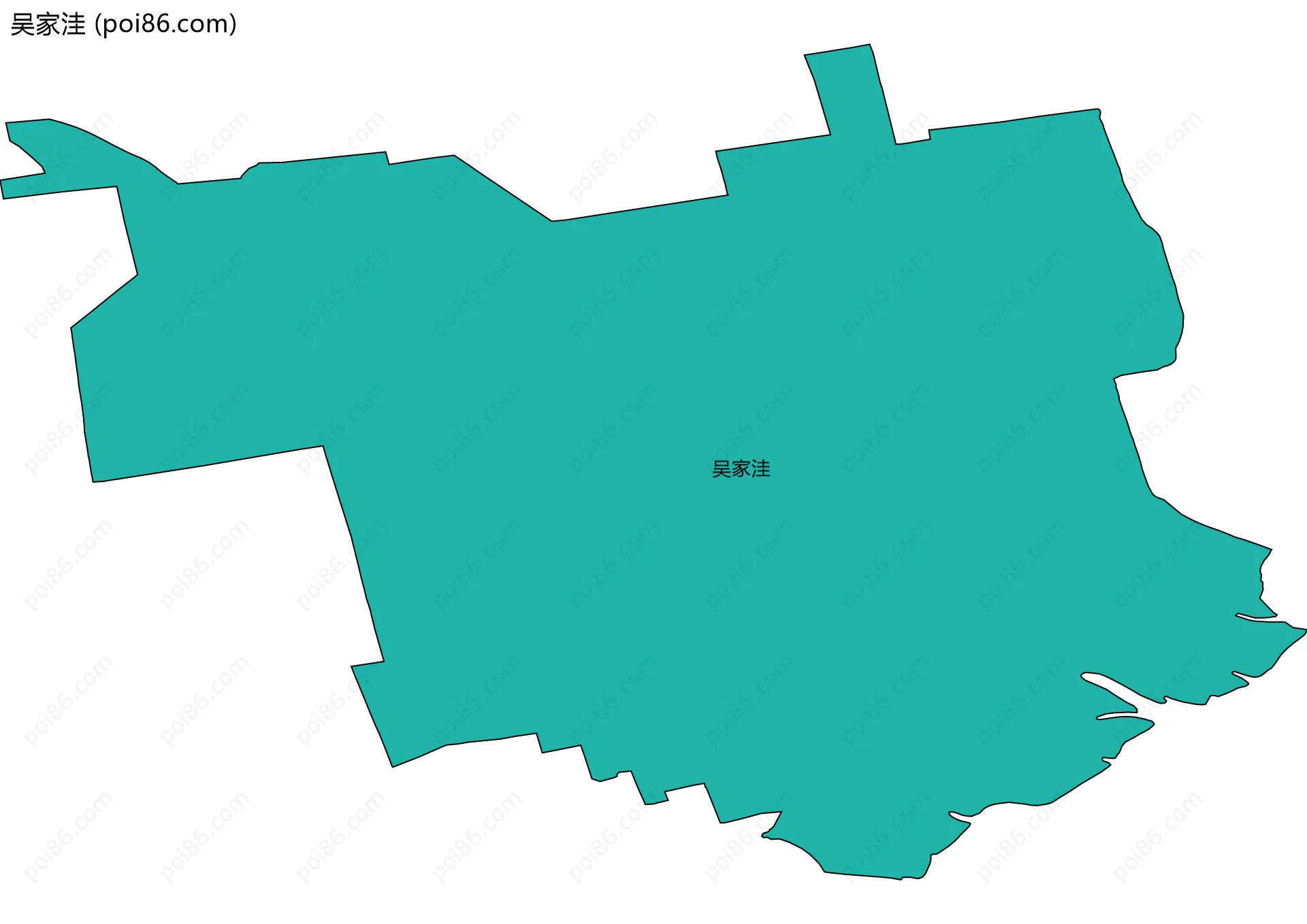 吴家洼边界地图