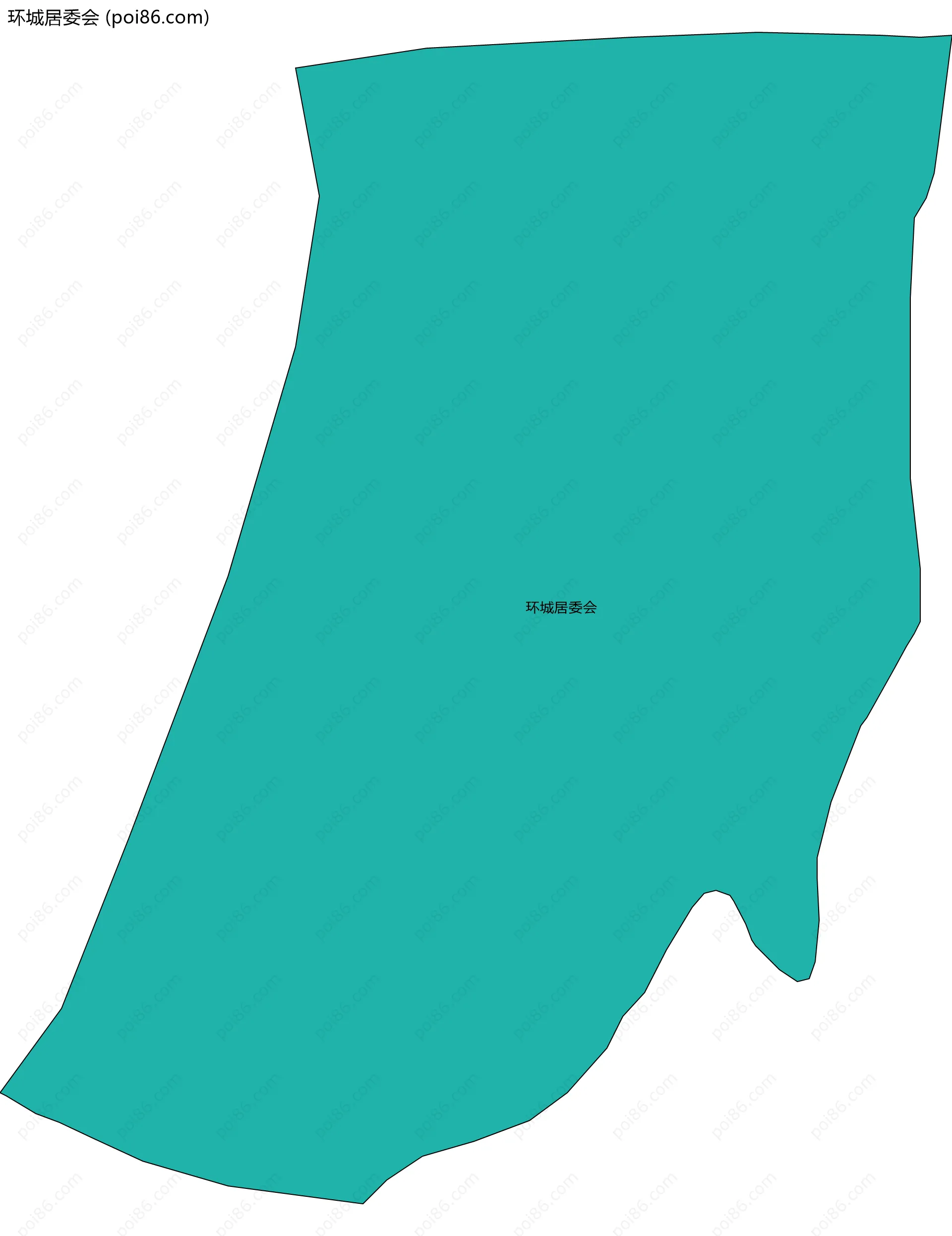 环城居委会边界地图