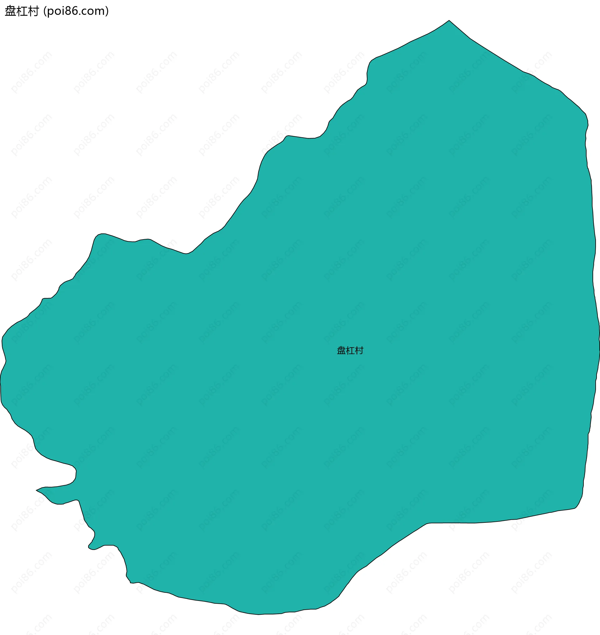 盘杠村边界地图
