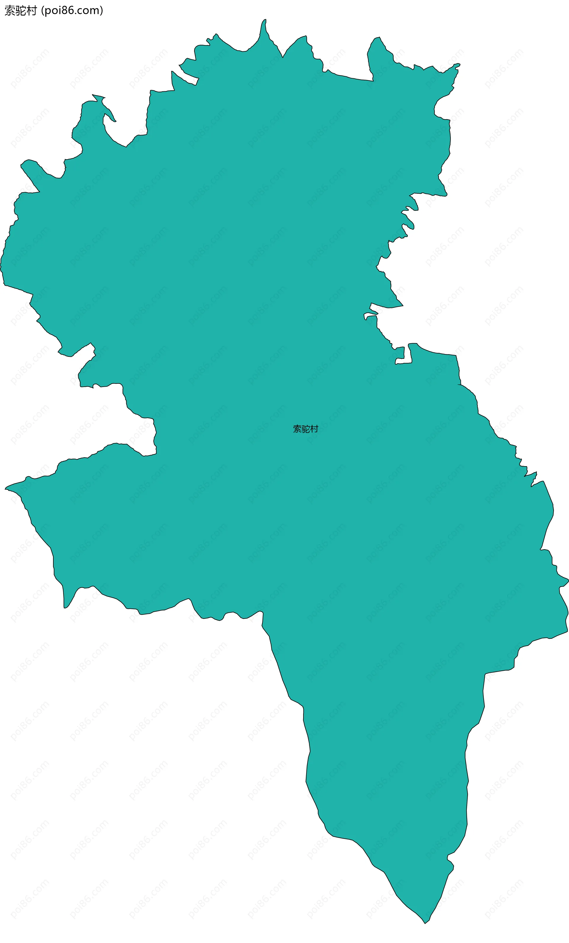 索驼村边界地图
